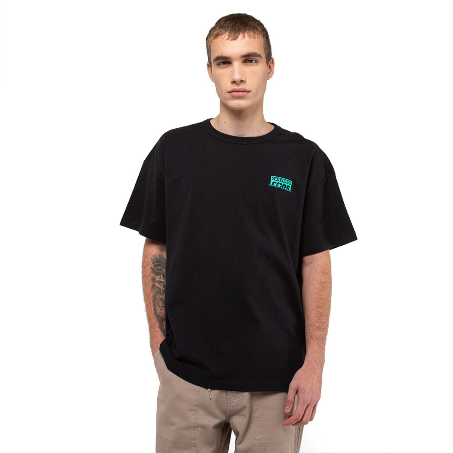 Polera Converse Cons Calavera Hombre Negro-0