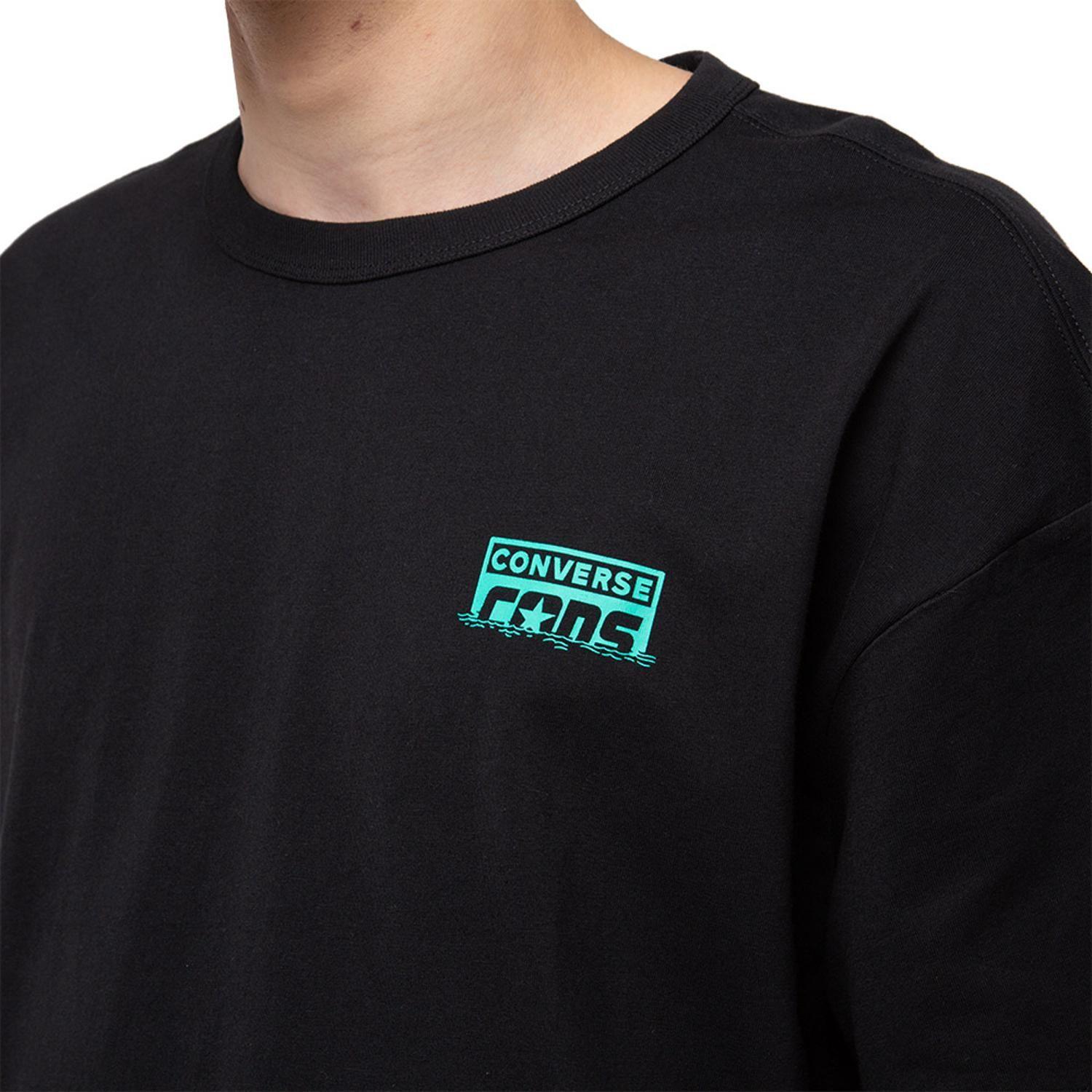 Polera Converse Cons Calavera Hombre Negro-1