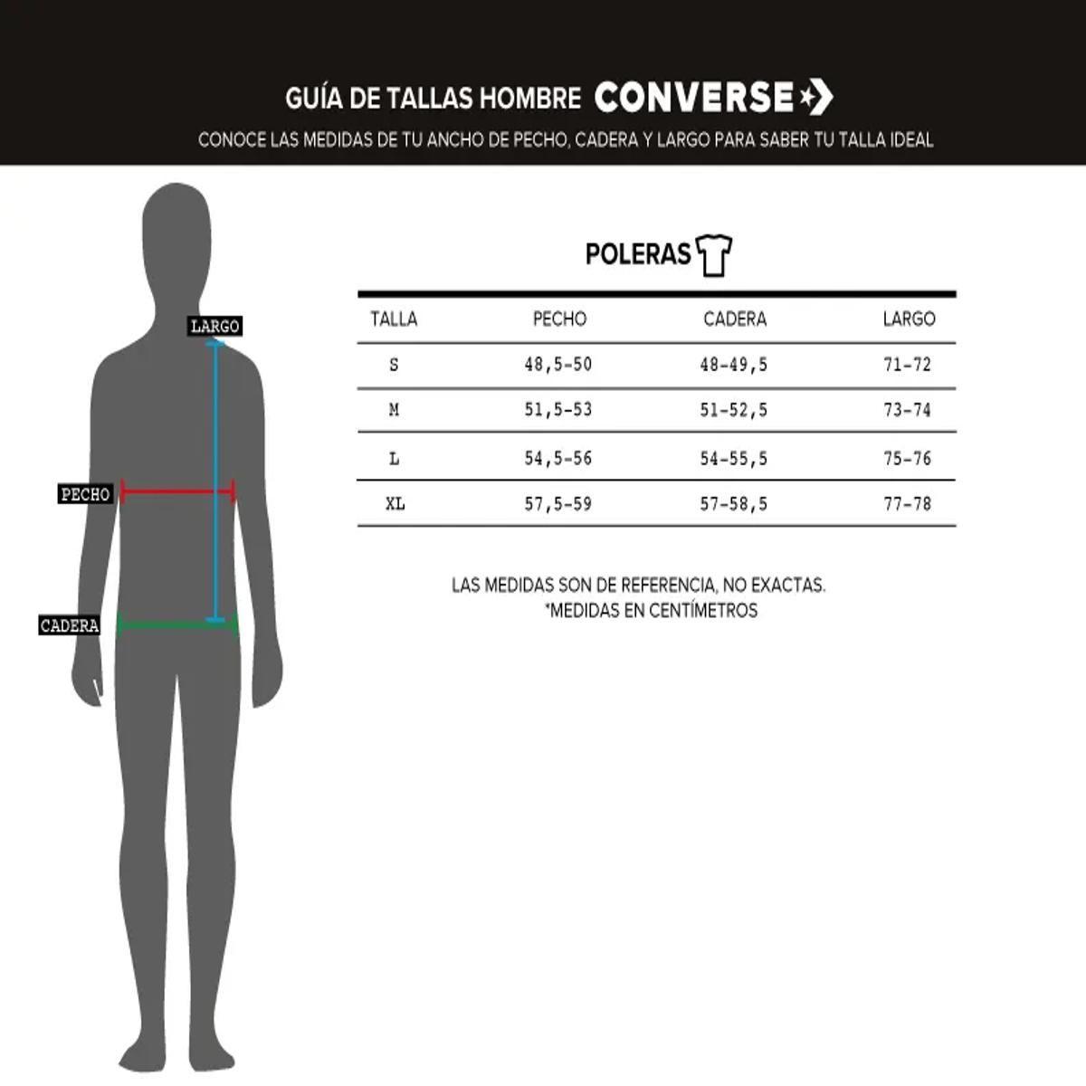 Polera Converse Your Logo Hombre Negro-5