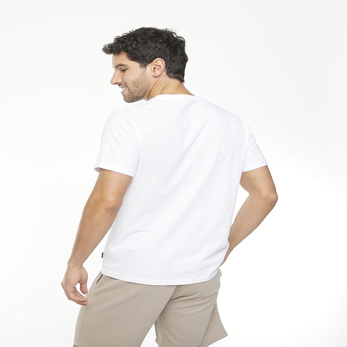 Polera Converse Star Chevron Chest Hombre Blanco-2