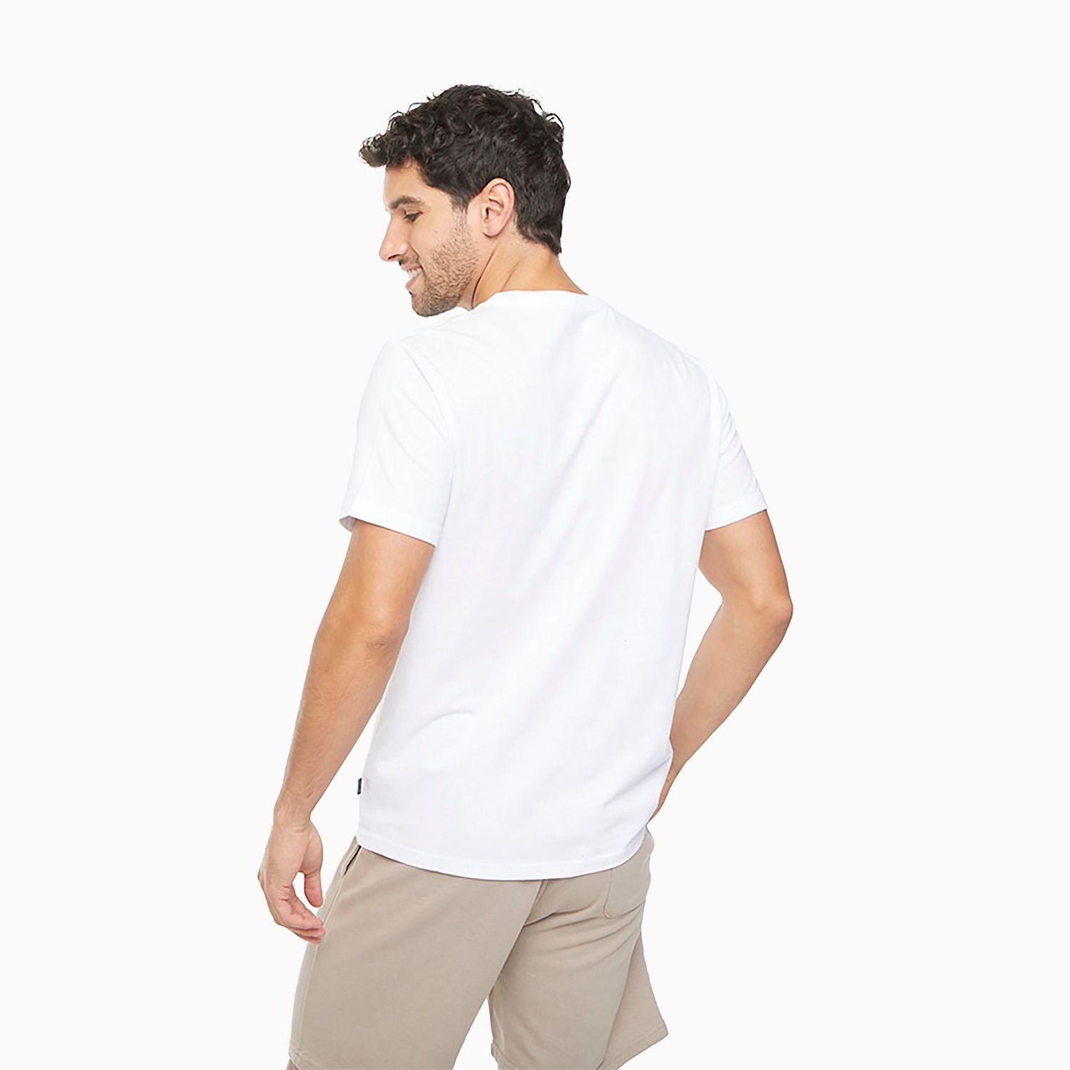 Polera Converse Star Chevron Chest Hombre Blanco-3