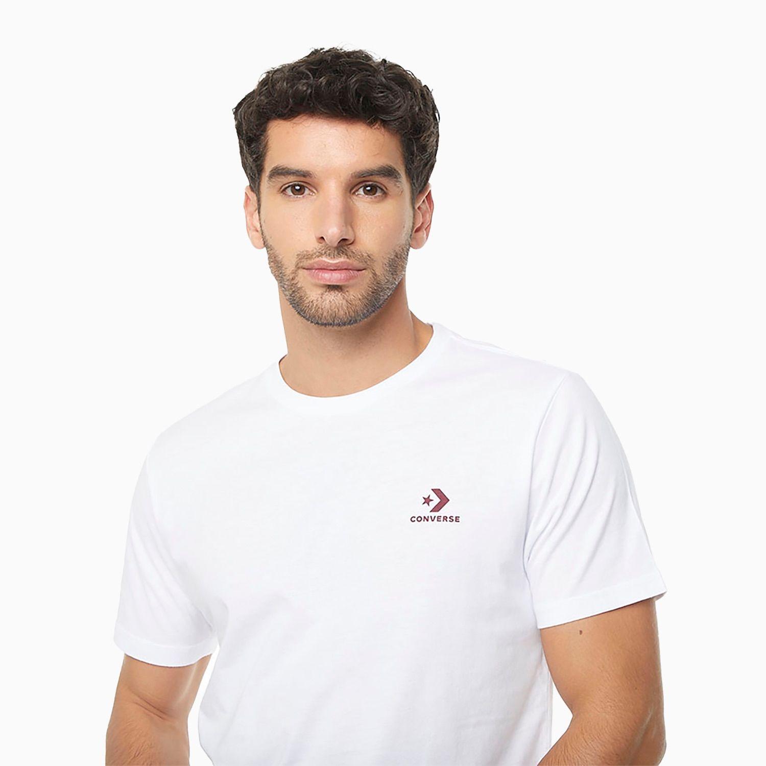 Polera Converse Star Chevron Chest Hombre Blanco-5