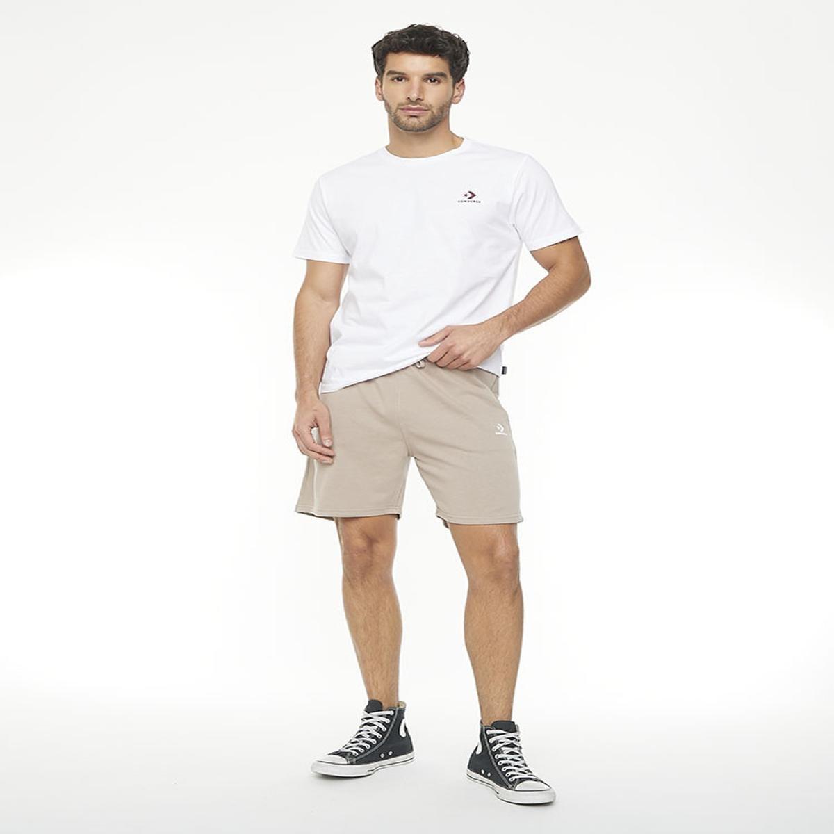 Polera Converse Star Chevron Chest Hombre Blanco-8