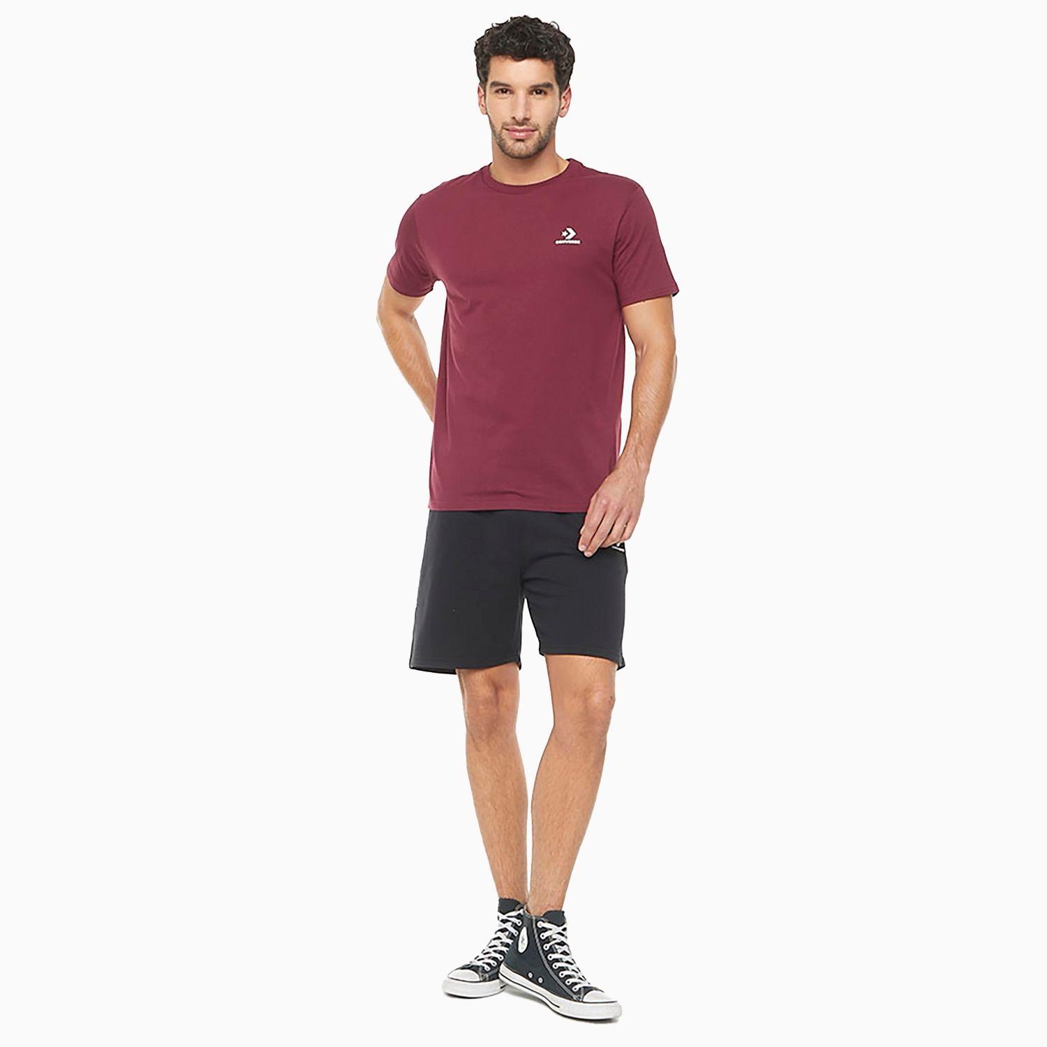 Polera Converse Star Chevron Chest Hombre Burdeo-4