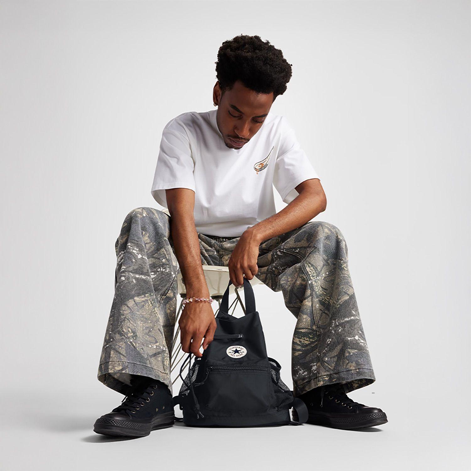 Mochila Converse Go Lo Cinched Bucket Unisex Negro-4