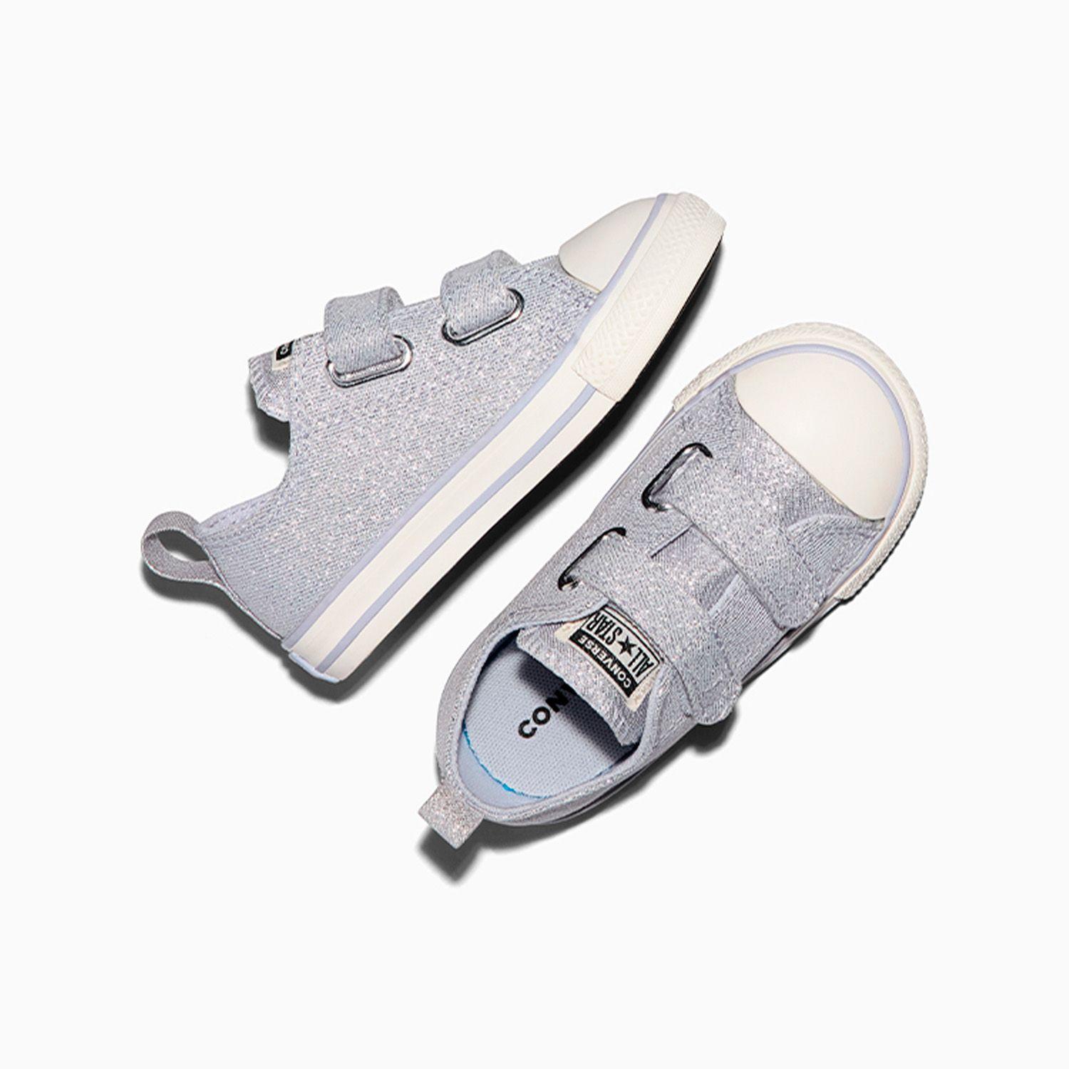 Zapatilla Converse Chuck Taylor All Star 2V Niños Plateado-2