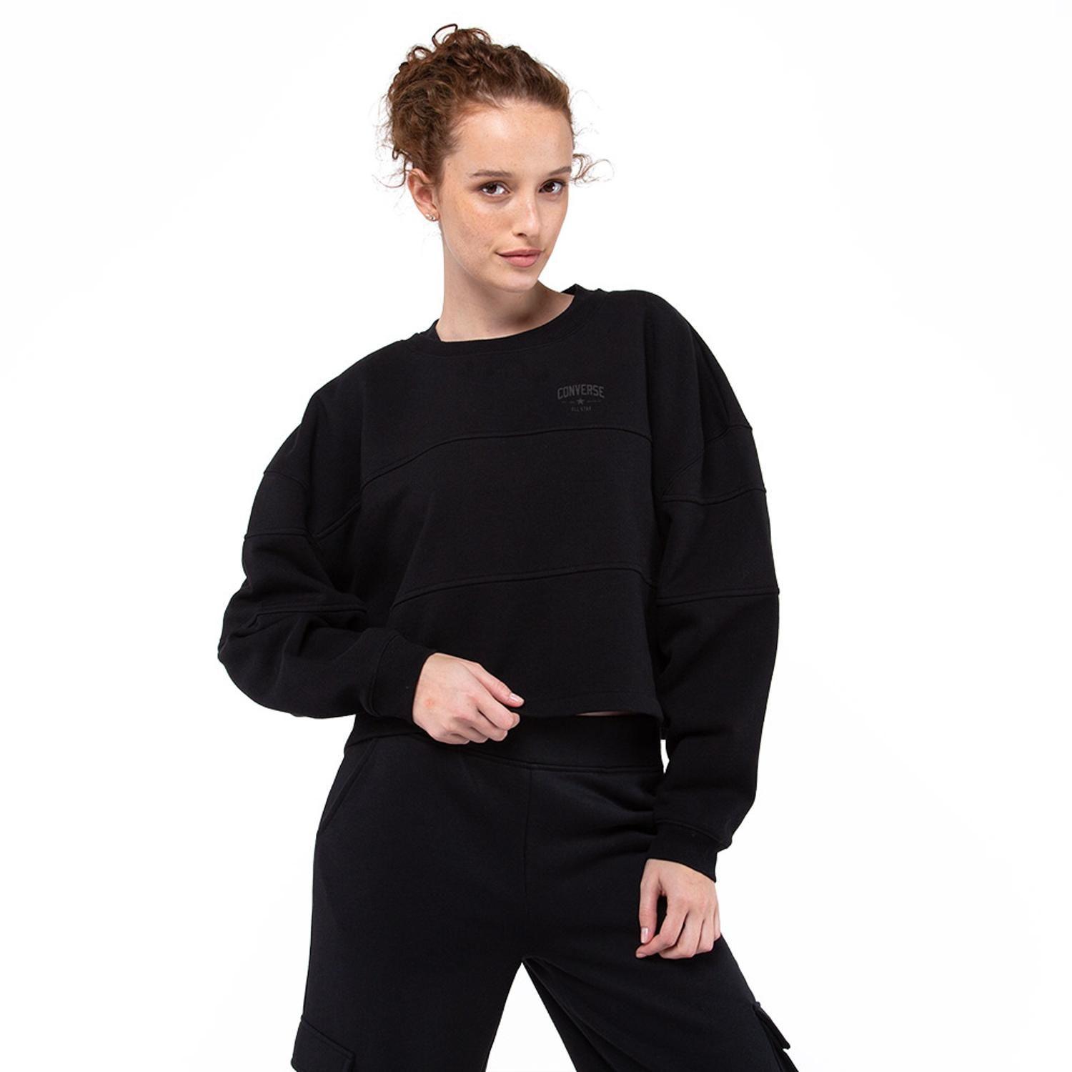 Polerón Converse Crew All Star Mujer Negro-0