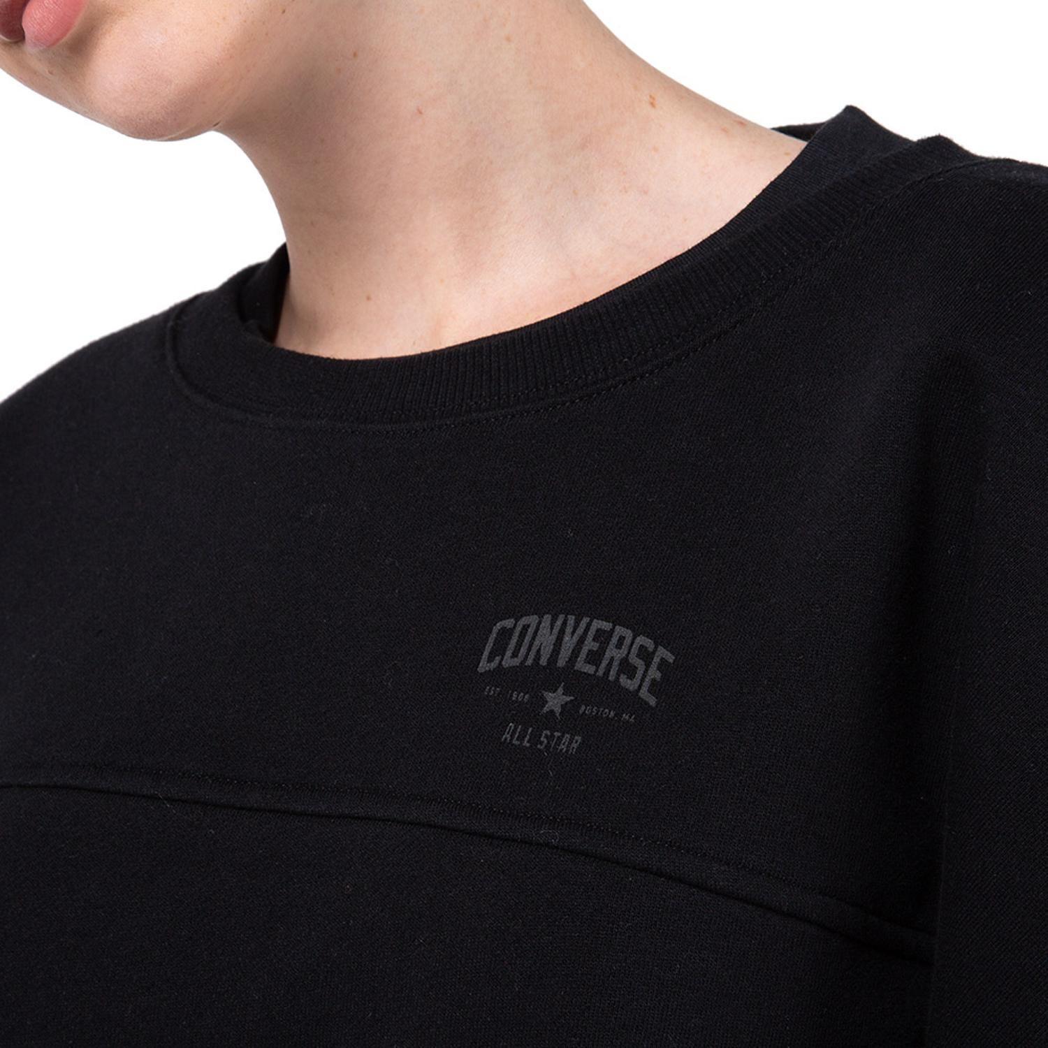 Polerón Converse Crew All Star Mujer Negro-2
