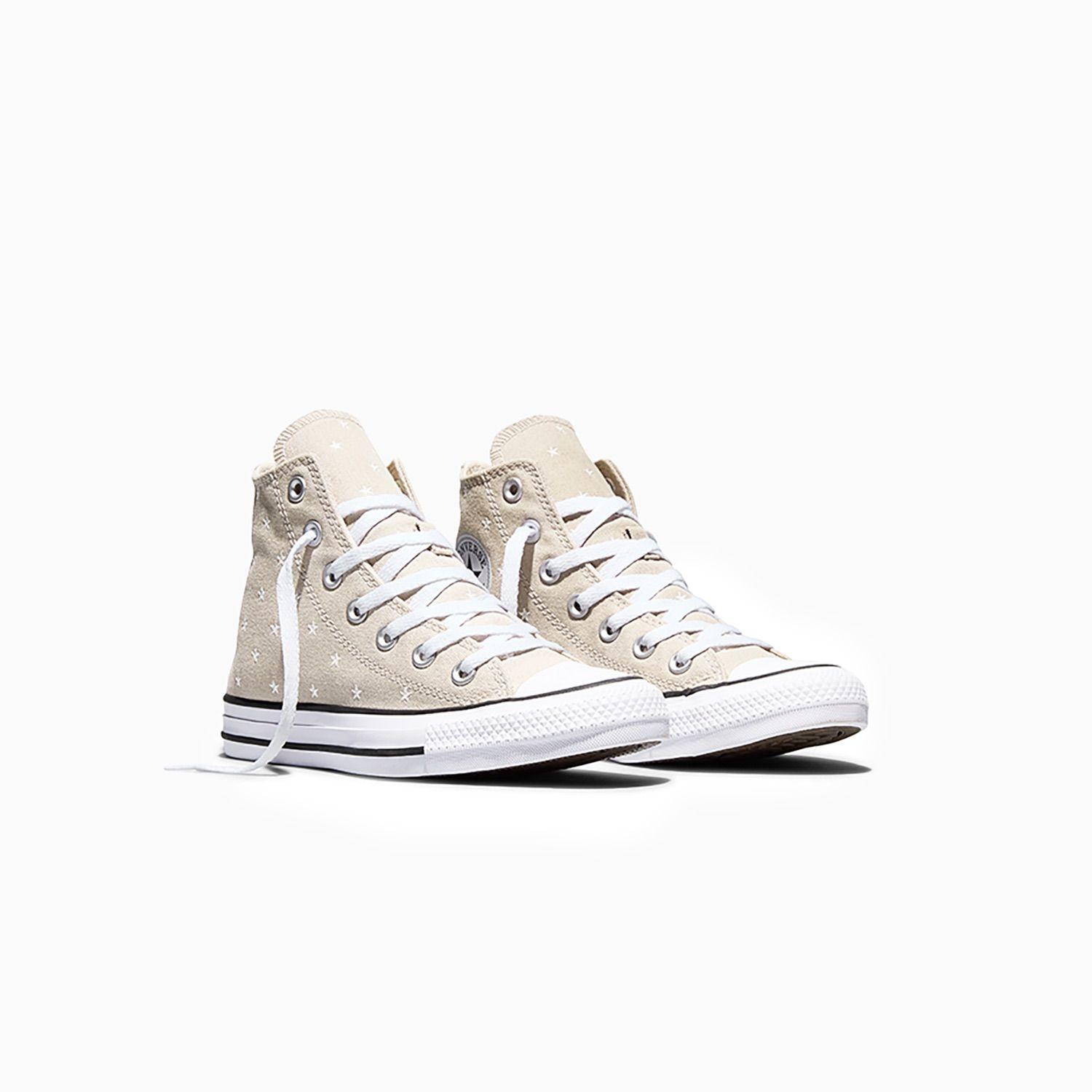 Zapatilla Converse Chuck Taylor All Star Mujer Beige Bordado-3