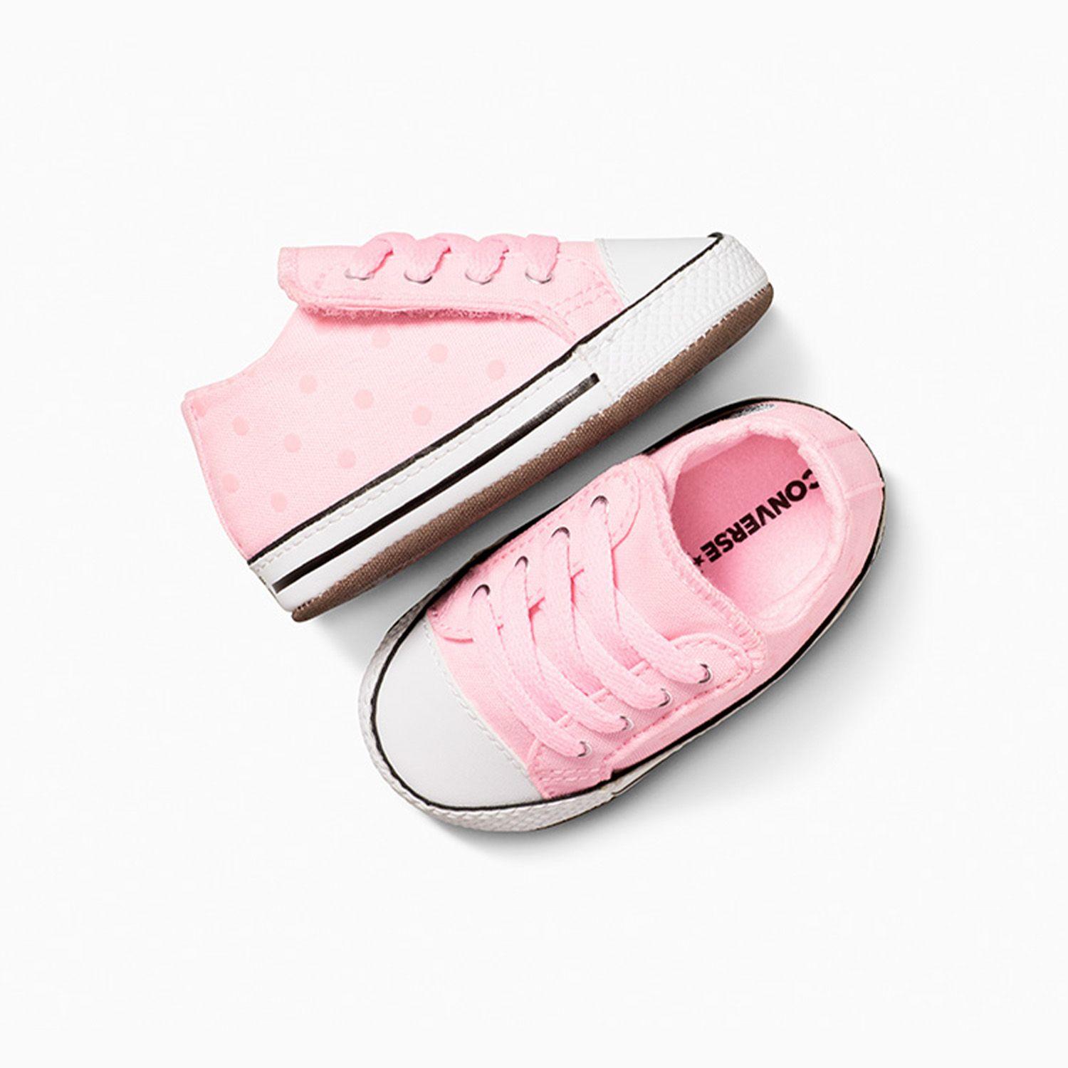 Zapatilla Converse Chuck Taylor All Star Polka Dots Gateadores Bebés Niños Rosa-2