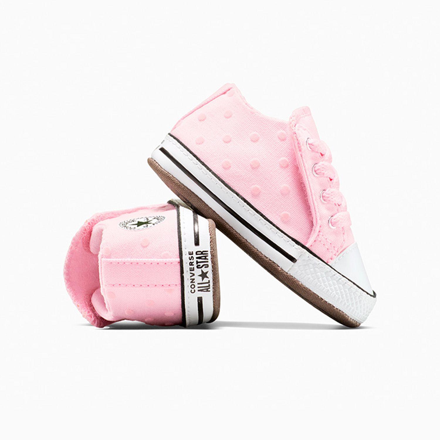 Zapatilla Converse Chuck Taylor All Star Polka Dots Gateadores Bebés Niños Rosa-5