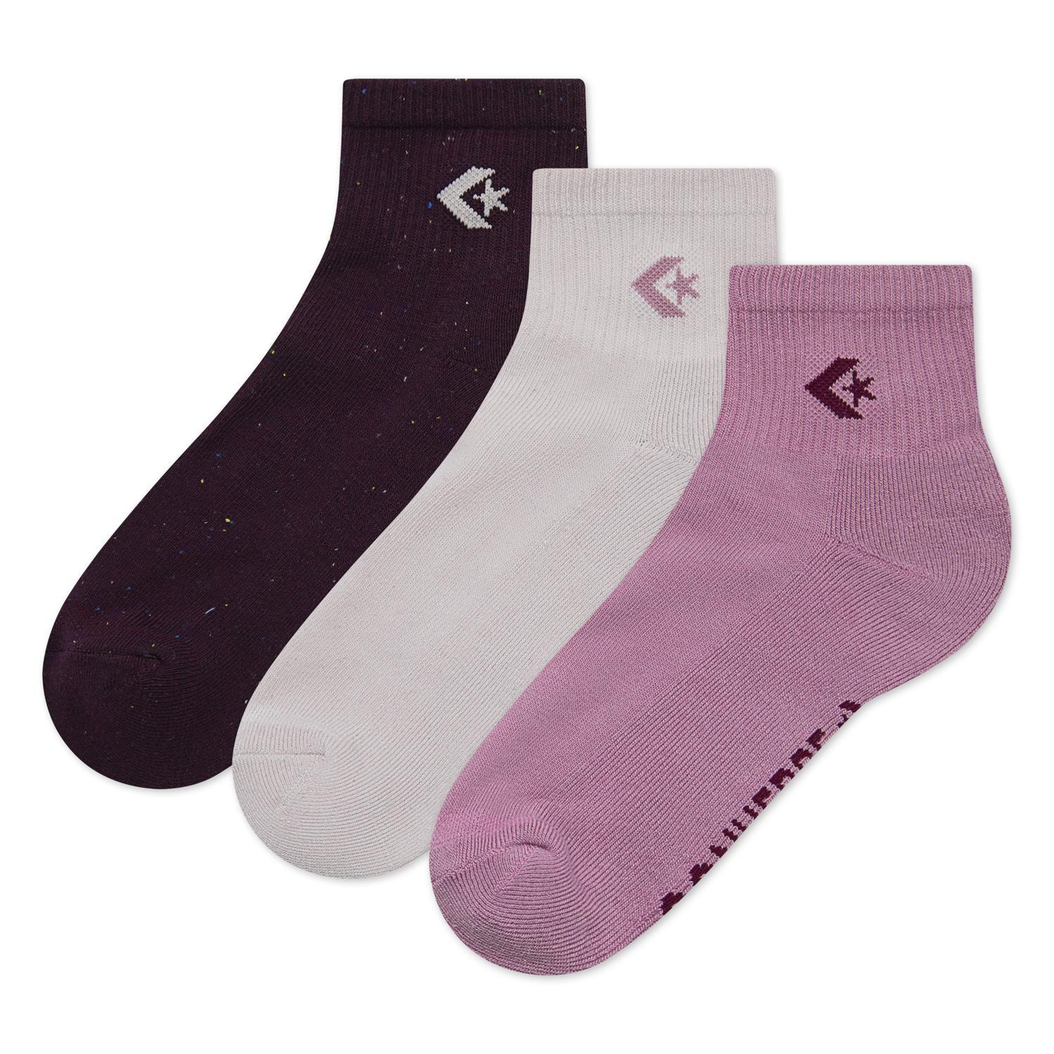 Calcetines Converse Nep Tripack Quarter Mujer Multicolor-0