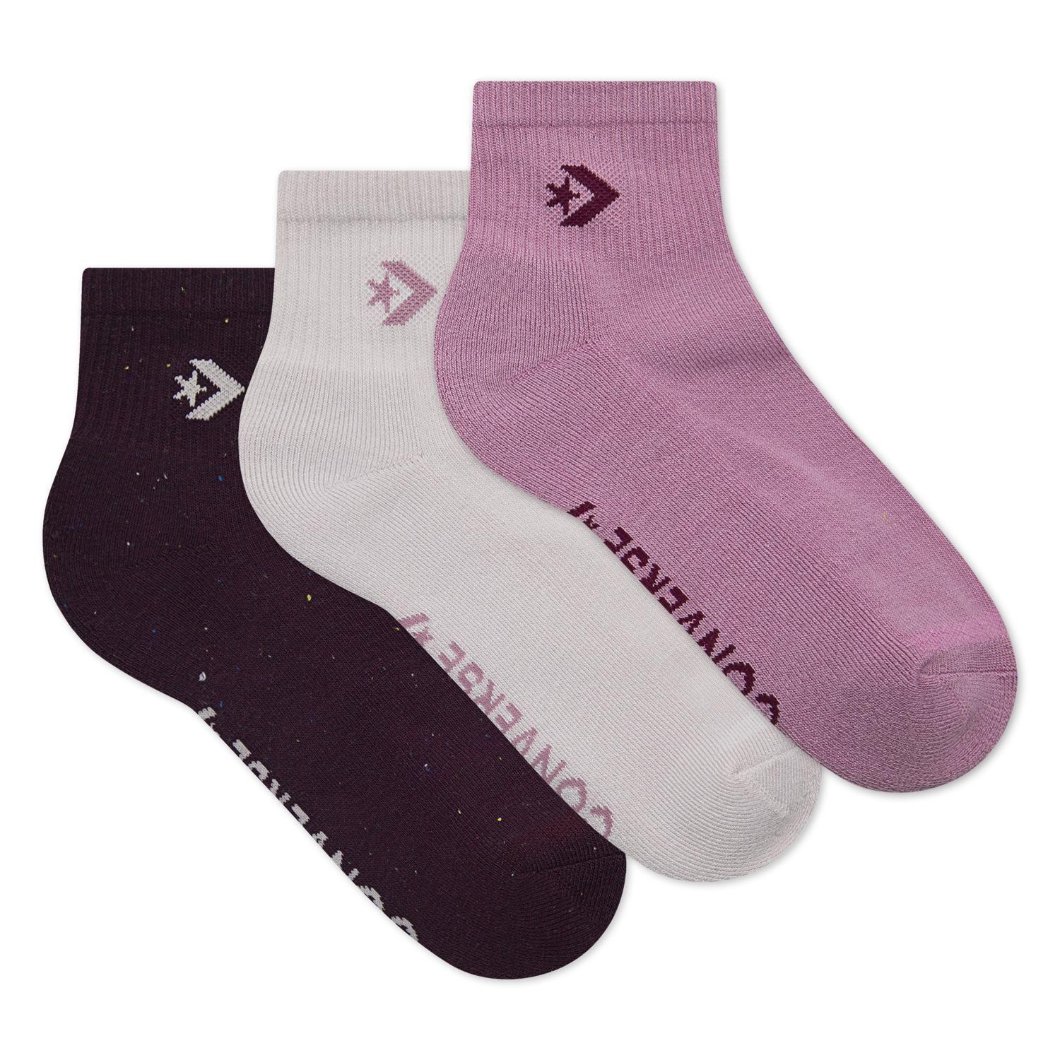 Calcetines Converse Nep Tripack Quarter Mujer Multicolor-1