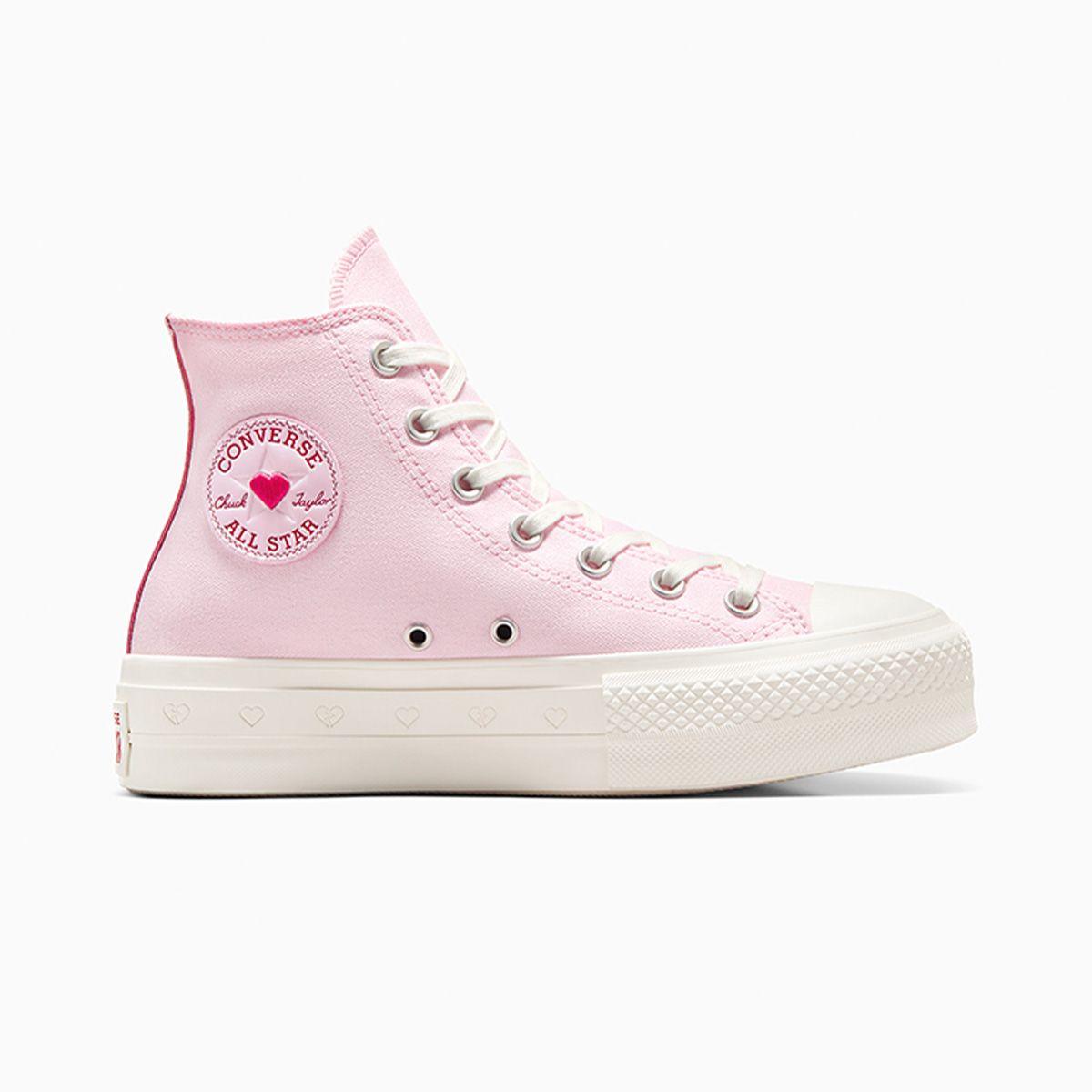 Zapatilla Converse Chuck Taylor All Star Lift Mujer Rosado Caña Alta-0