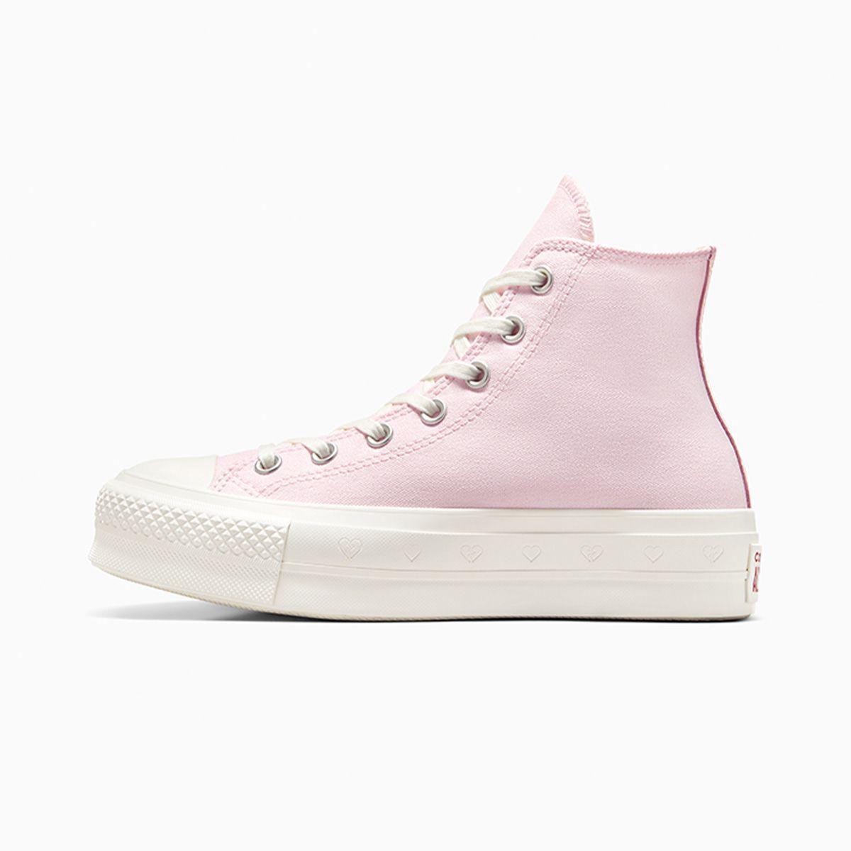 Zapatilla Converse Chuck Taylor All Star Lift Mujer Rosado Caña Alta-1