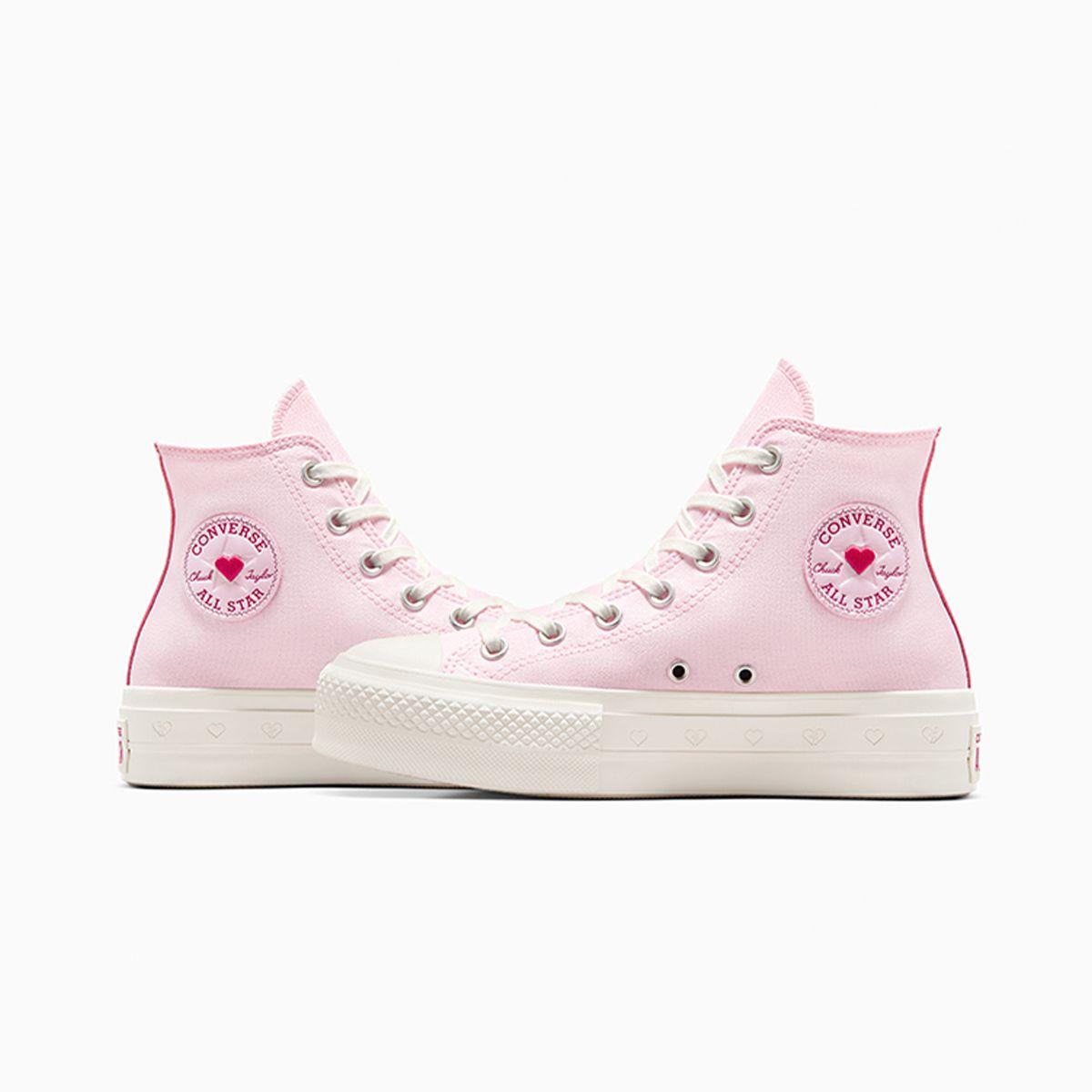 Zapatilla Converse Chuck Taylor All Star Lift Mujer Rosado Caña Alta-6