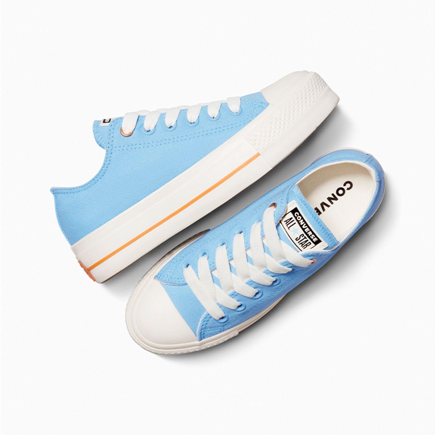 Zapatilla Converse Chuck Taylor All Star Lift Color Pop Mujer Celeste-2
