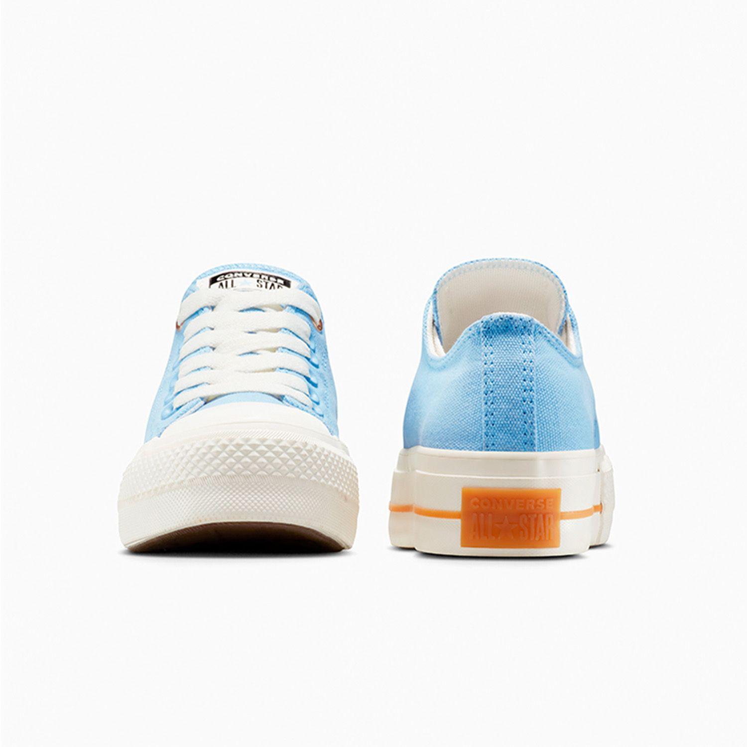 Zapatilla Converse Chuck Taylor All Star Lift Color Pop Mujer Celeste-4