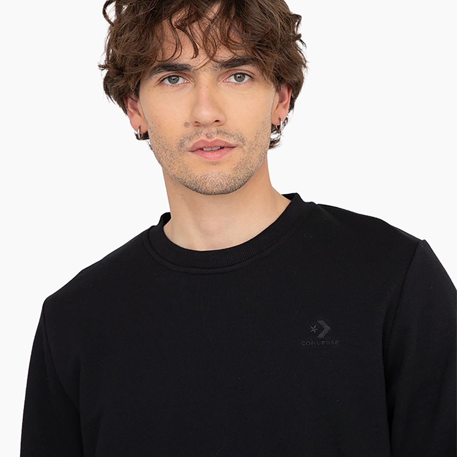 Polerón Converse Crew Back To School Hombre Negro-2