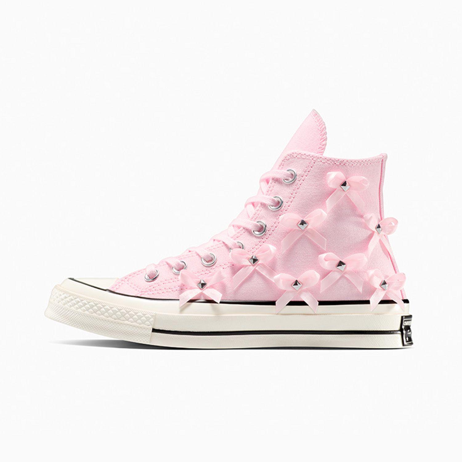 Zapatilla Converse Chuck 70 Bow Studded Mujer Rosa-1