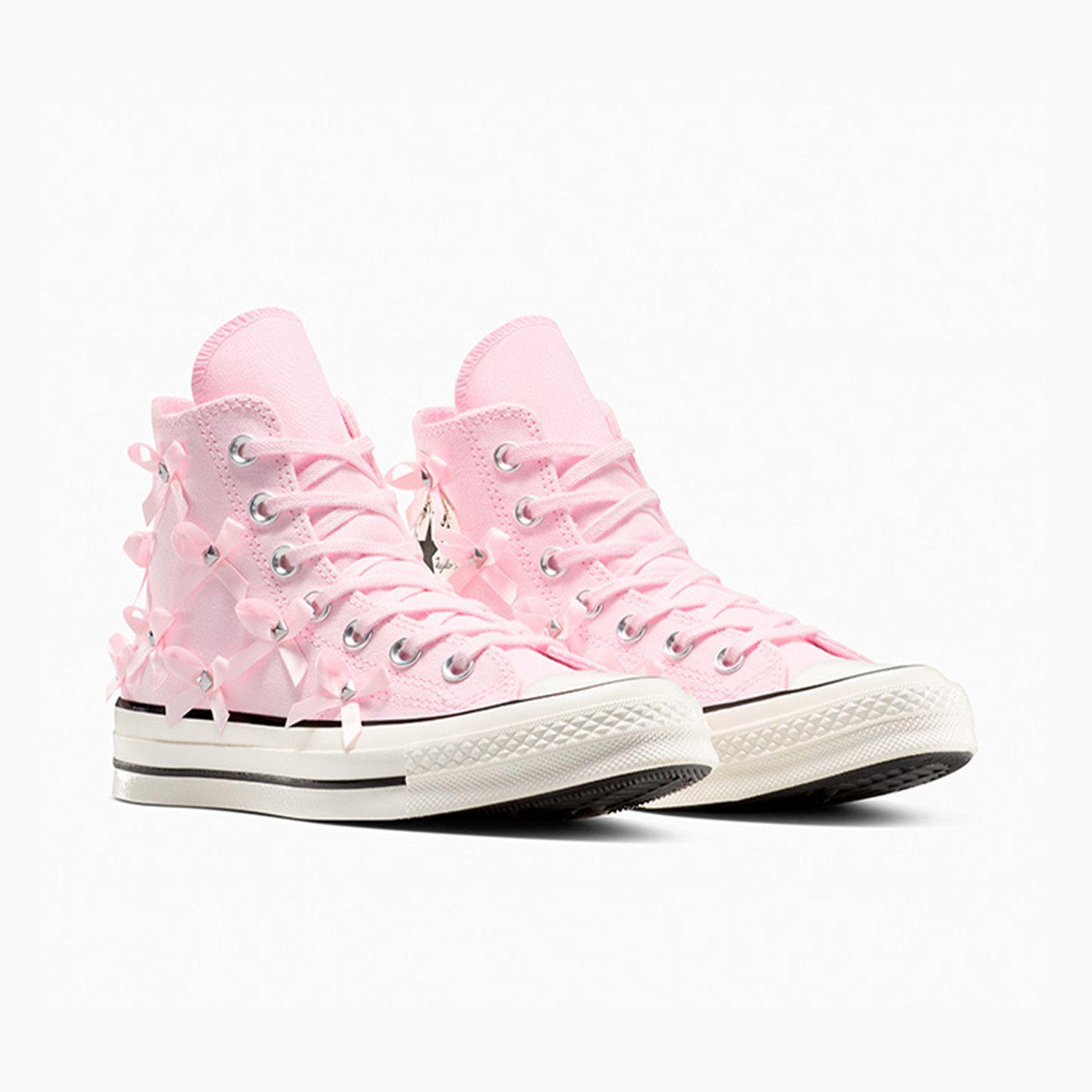 Zapatilla Converse Chuck 70 Bow Studded Mujer Rosa-3