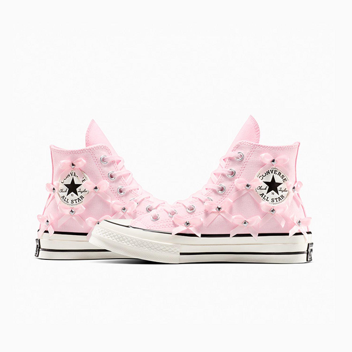 Zapatilla Converse Chuck 70 Bow Studded Mujer Rosa-5
