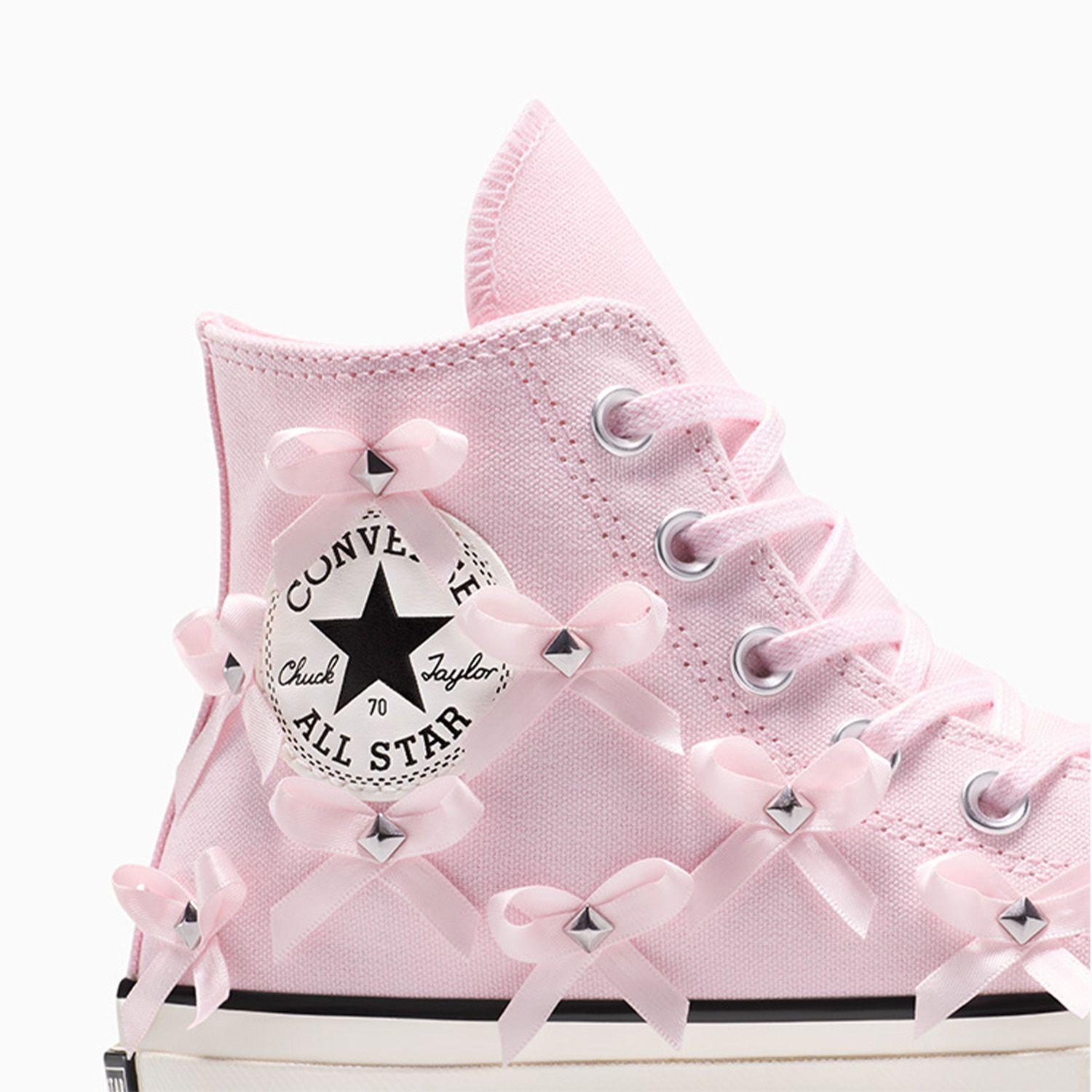 Zapatilla Converse Chuck 70 Bow Studded Mujer Rosa-6