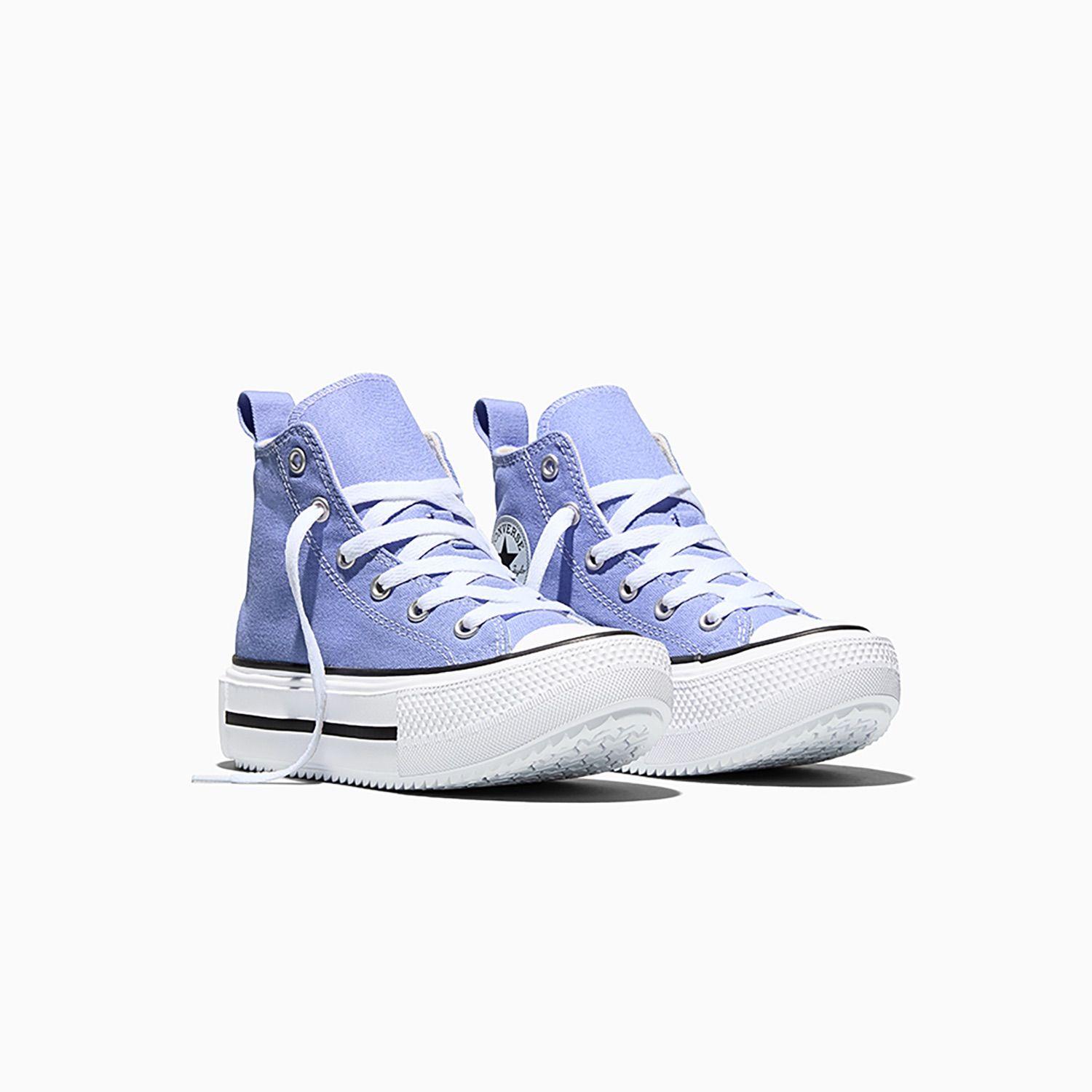 Zapatilla Converse Chuck Taylor All Star Double Niños Lila-3