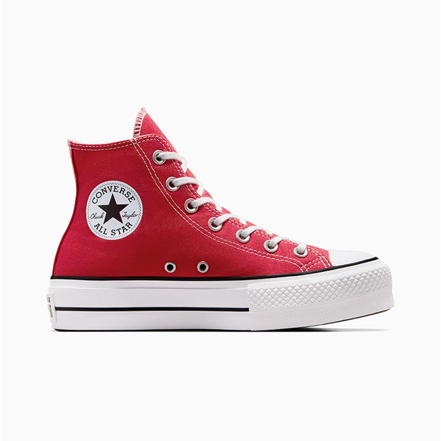 Zapatilla Converse Chuck Taylor All Star Lift Mujer Rojo-0