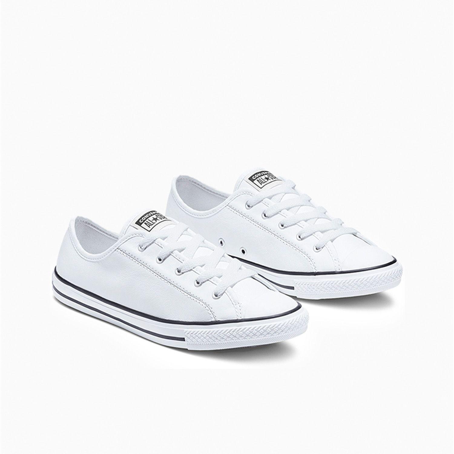 Zapatilla Converse Chuck Taylor All Star Dainty Mujer Blanco/Rojo-2