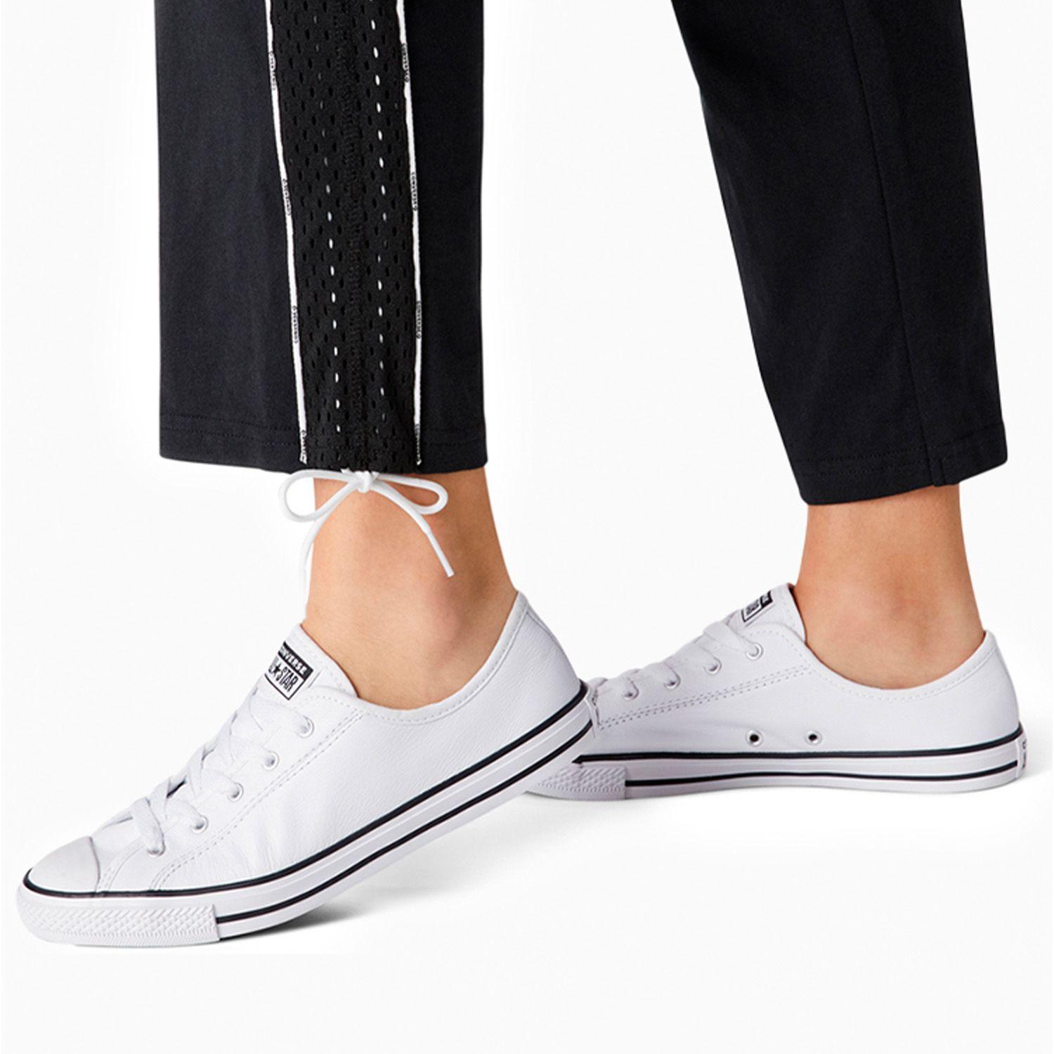 Zapatilla Converse Chuck Taylor All Star Dainty Mujer Blanco/Rojo-6