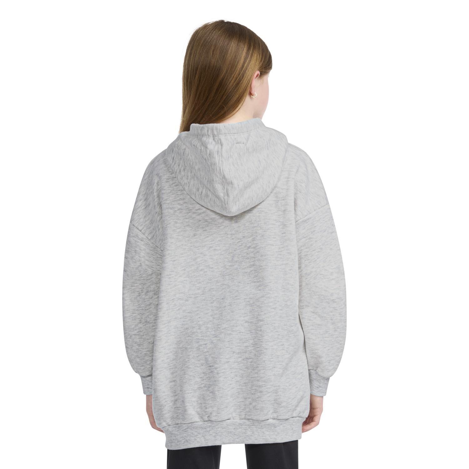 Polerón Converse Boyfriend Hoodie Jr. Niños Gris-1