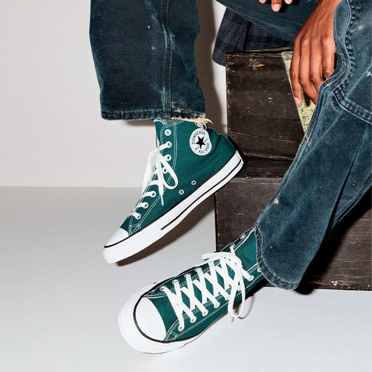 Zapatilla Converse Chuck Taylor All Star Unisex Verde Caña Alta-7
