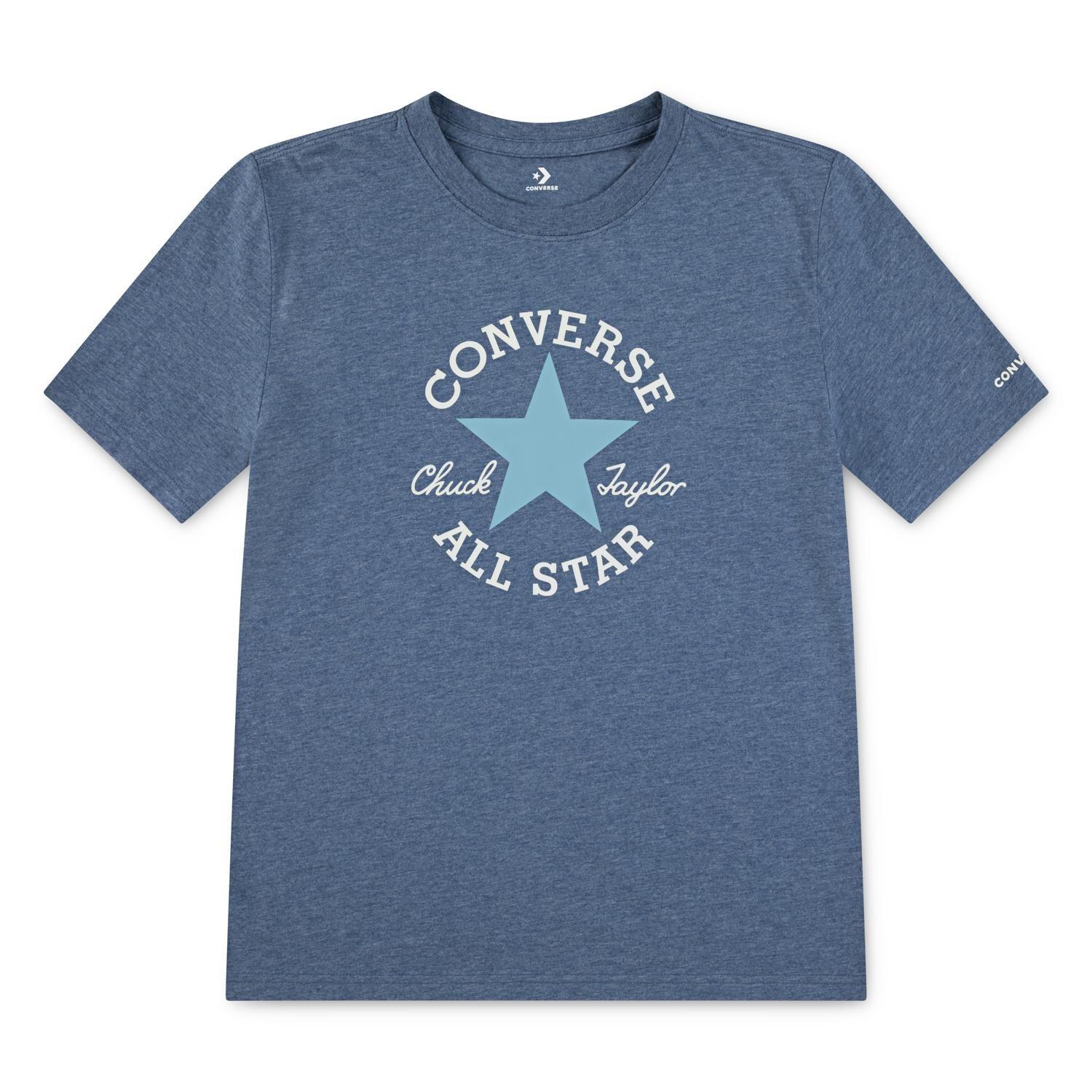 Polera Converse Diected Chuck Patch M/C Jr. Niños Azul-0