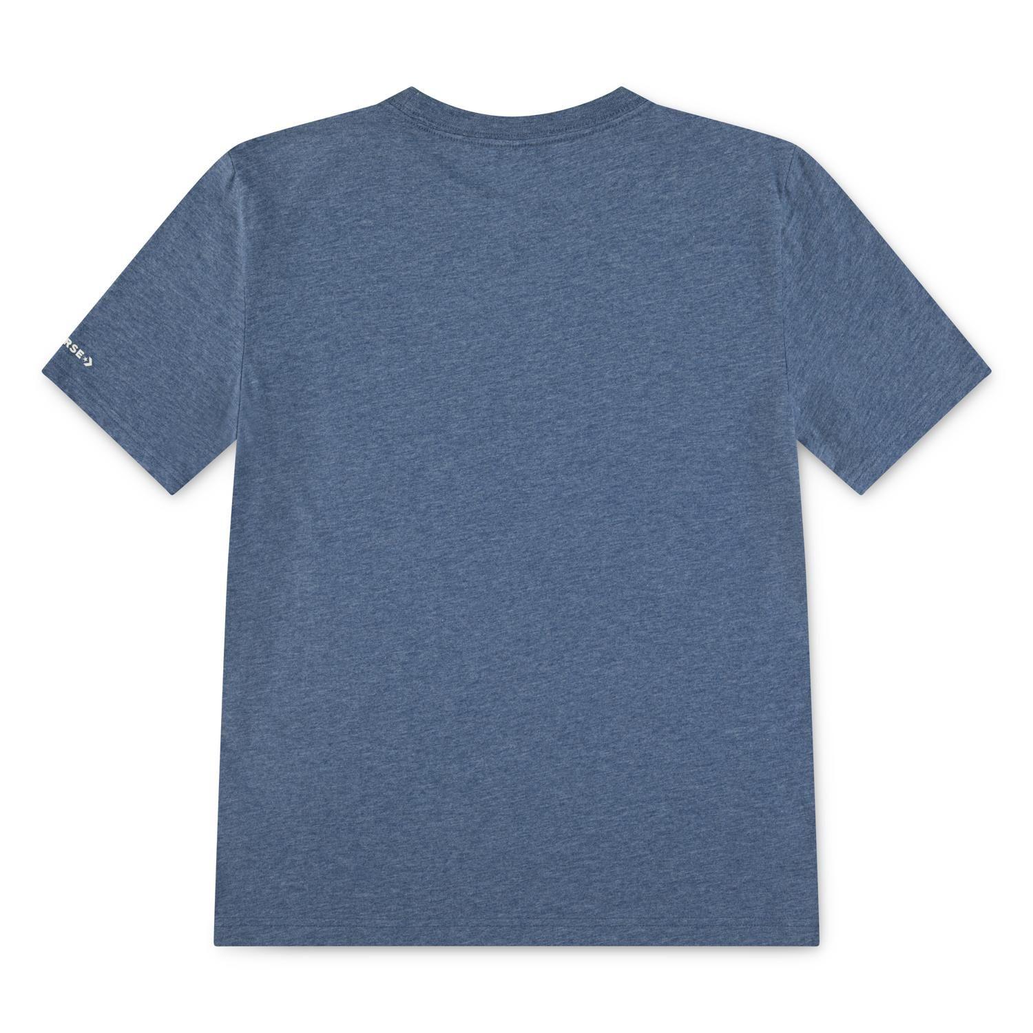 Polera Converse Diected Chuck Patch M/C Jr. Niños Azul-1