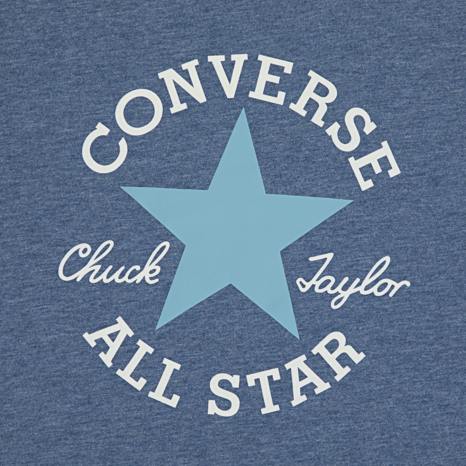 Polera Converse Diected Chuck Patch M/C Jr. Niños Azul-3