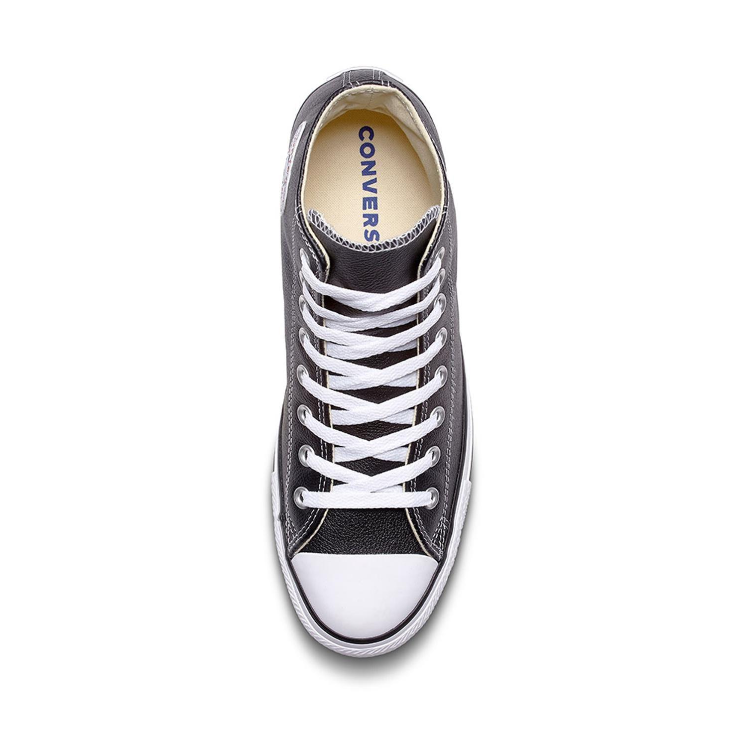 Zapatilla Converse Chuck Taylor All Star Cuero Hombre Negro-2