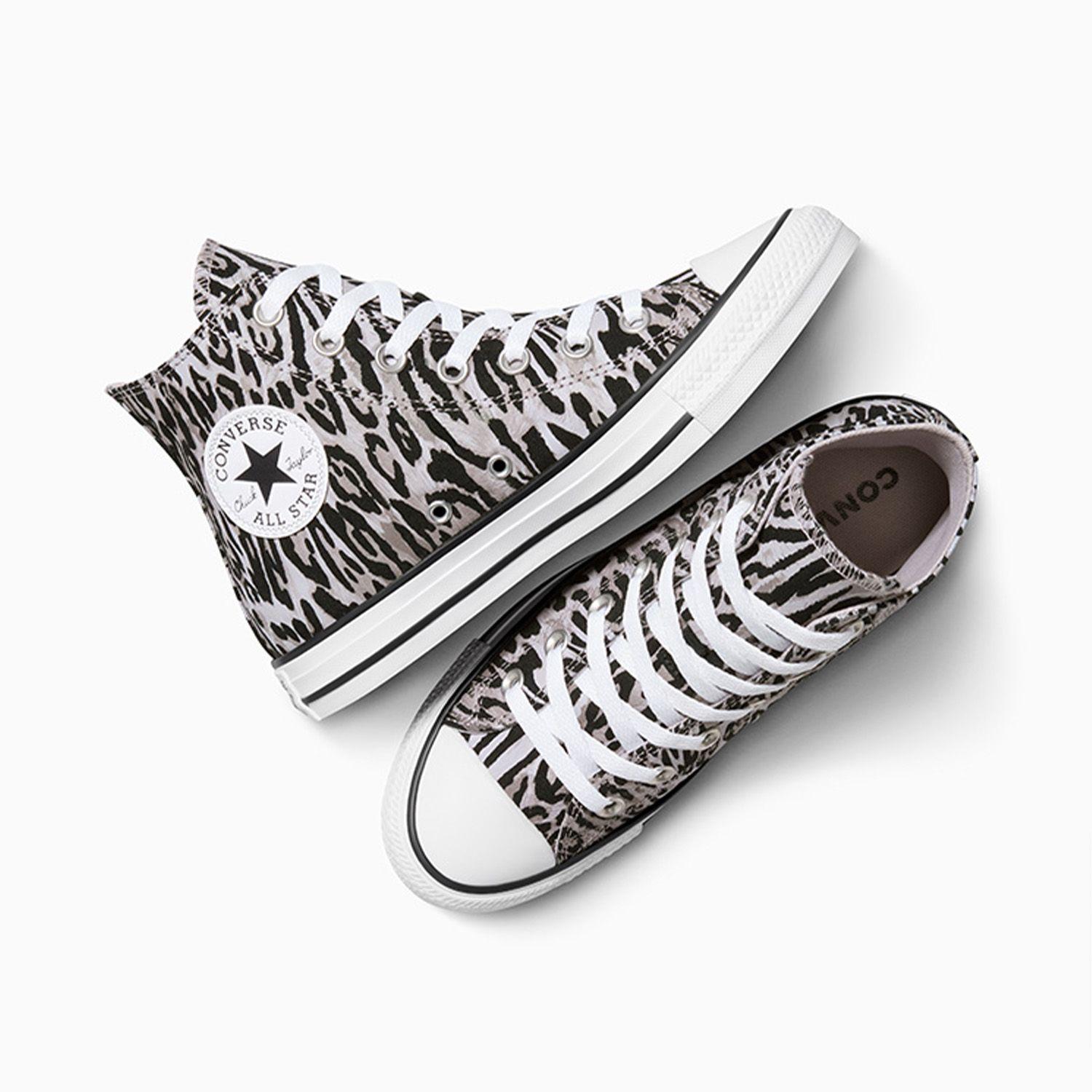 Zapatilla Converse Chuck Taylor All Star Mujer Negro Leopardo-2