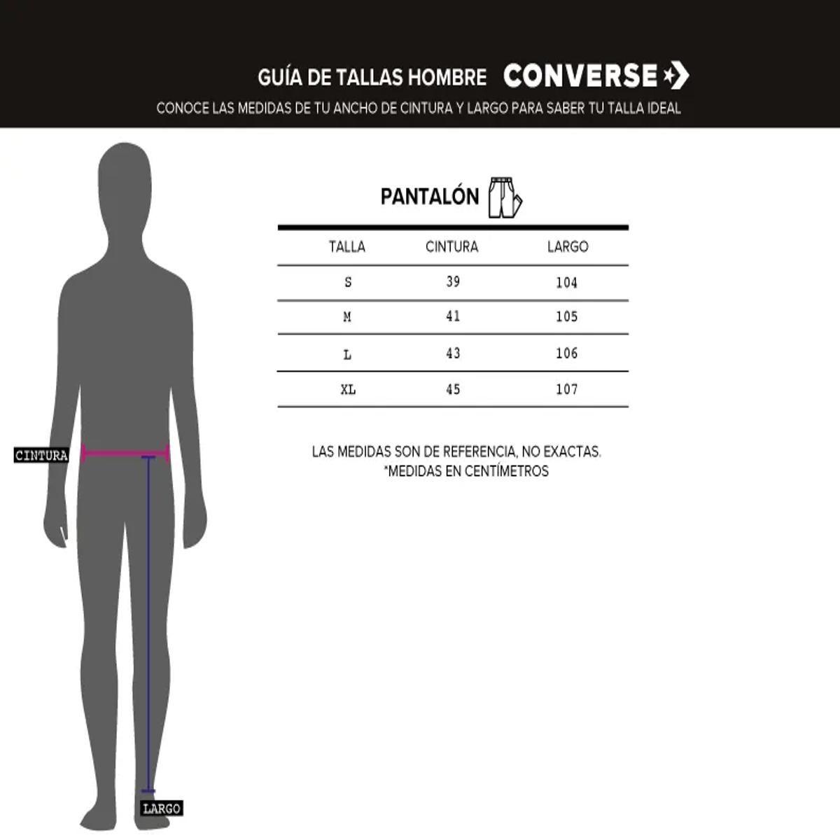 Pantalón Converse Back To School Hombre Azul-5