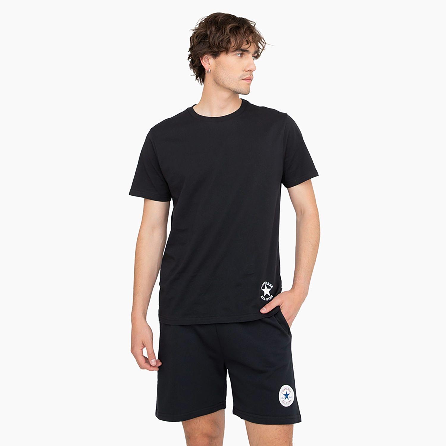 Polera Converse Basic Retro Chuck M/C Hombre Negro-0