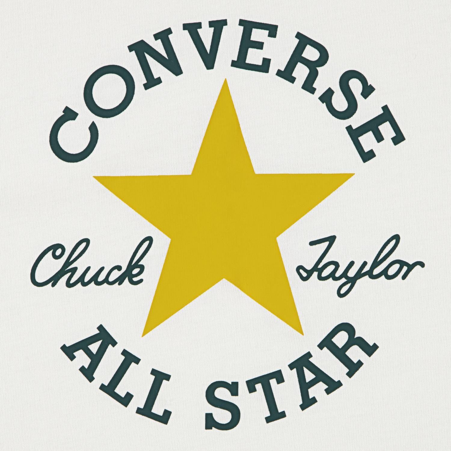 Polera Converse Diected Chuck Patch M/C Jr. Niños Blanco-3