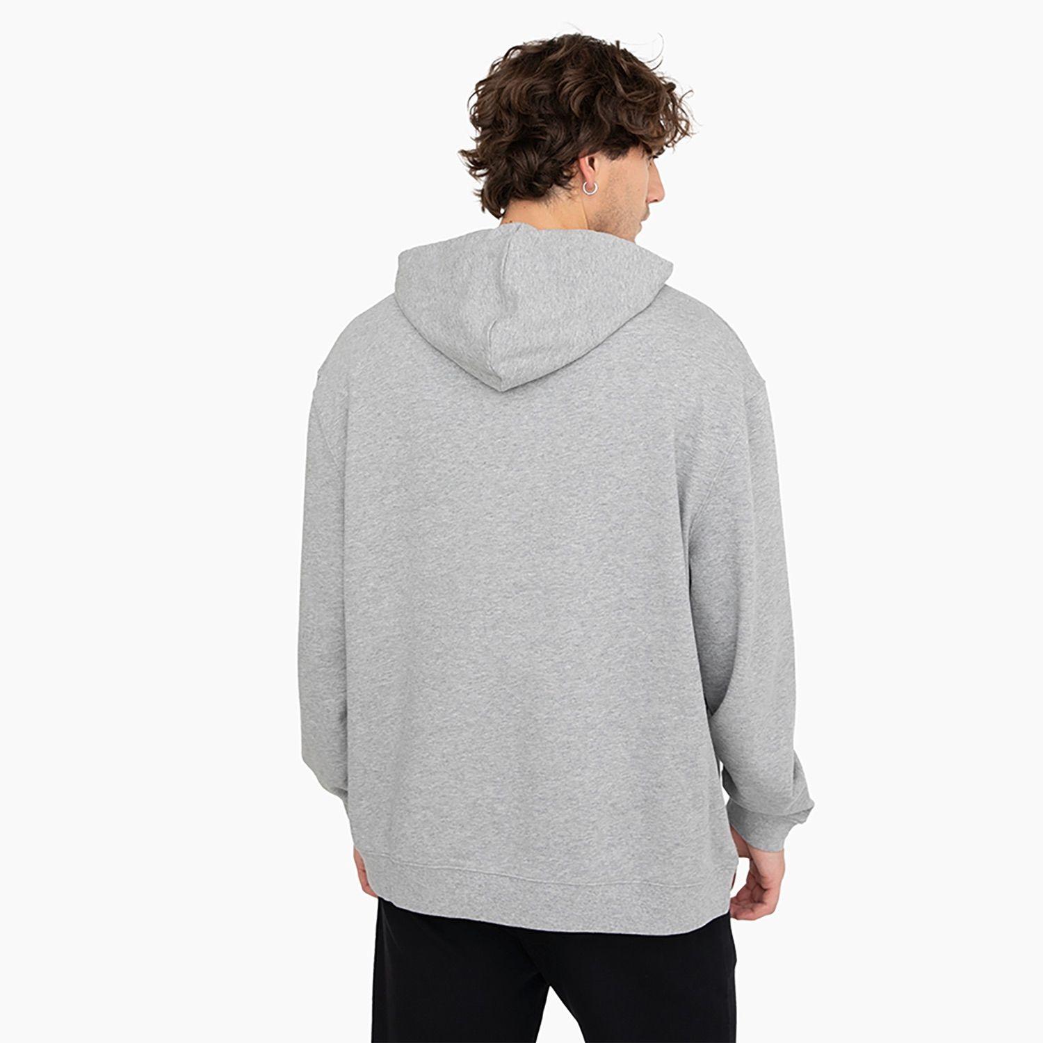 Polerón Converse Hoodie Your Logo Hombre Gris-1