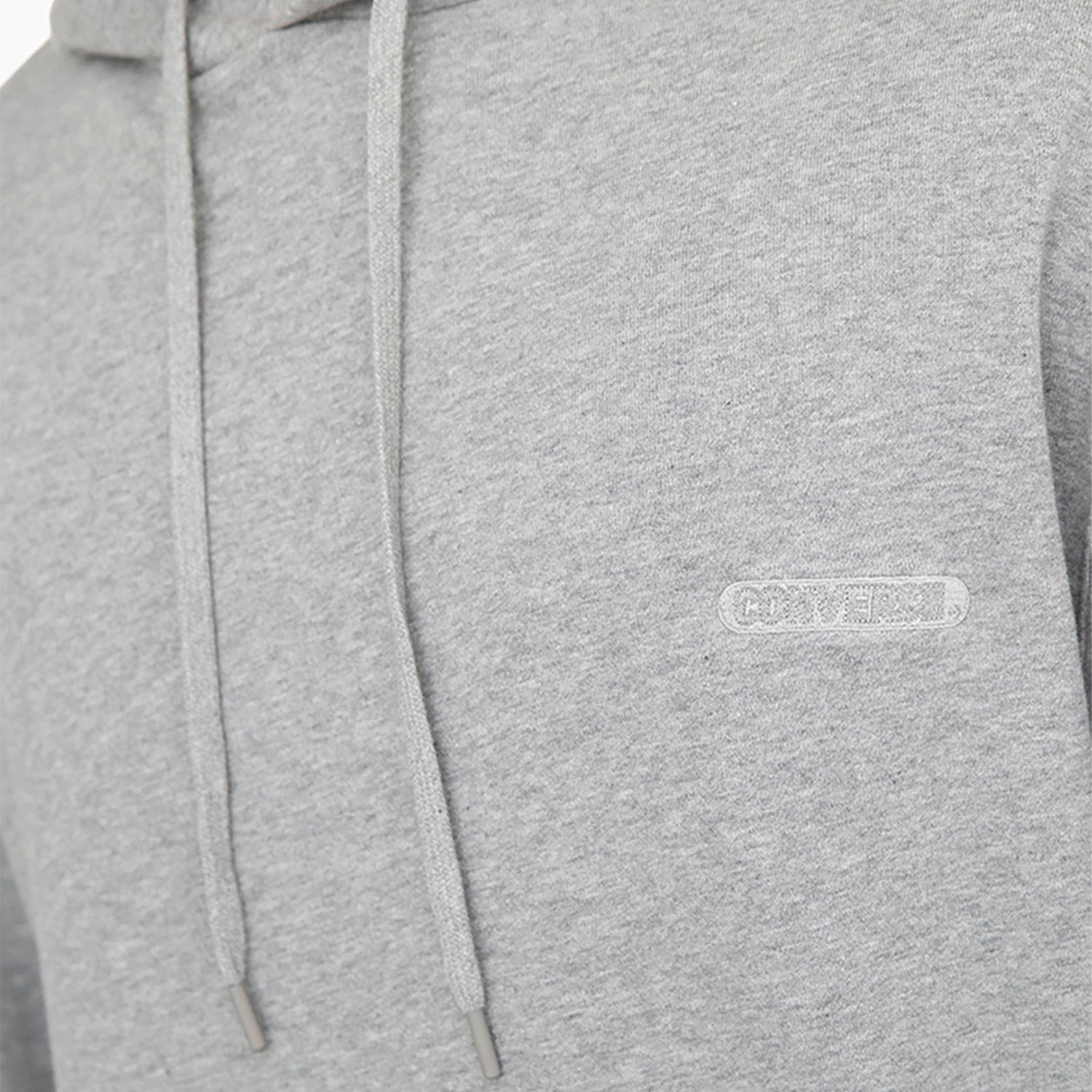 Polerón Converse Hoodie Your Logo Hombre Gris-3