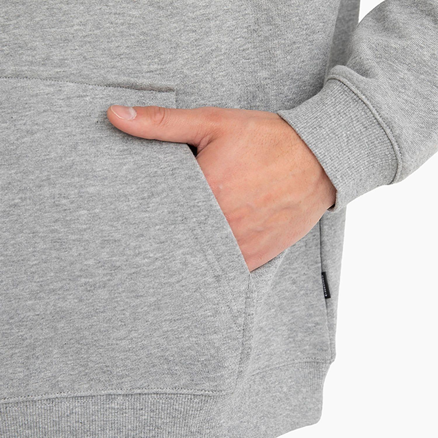 Polerón Converse Hoodie Your Logo Hombre Gris-4