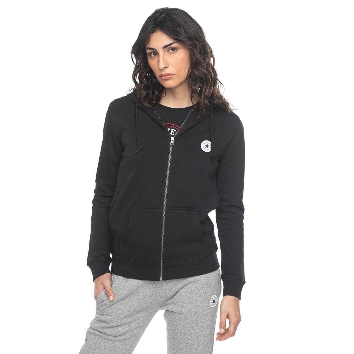 Polerón Converse Core Chuck Patch Mujer Negro-0