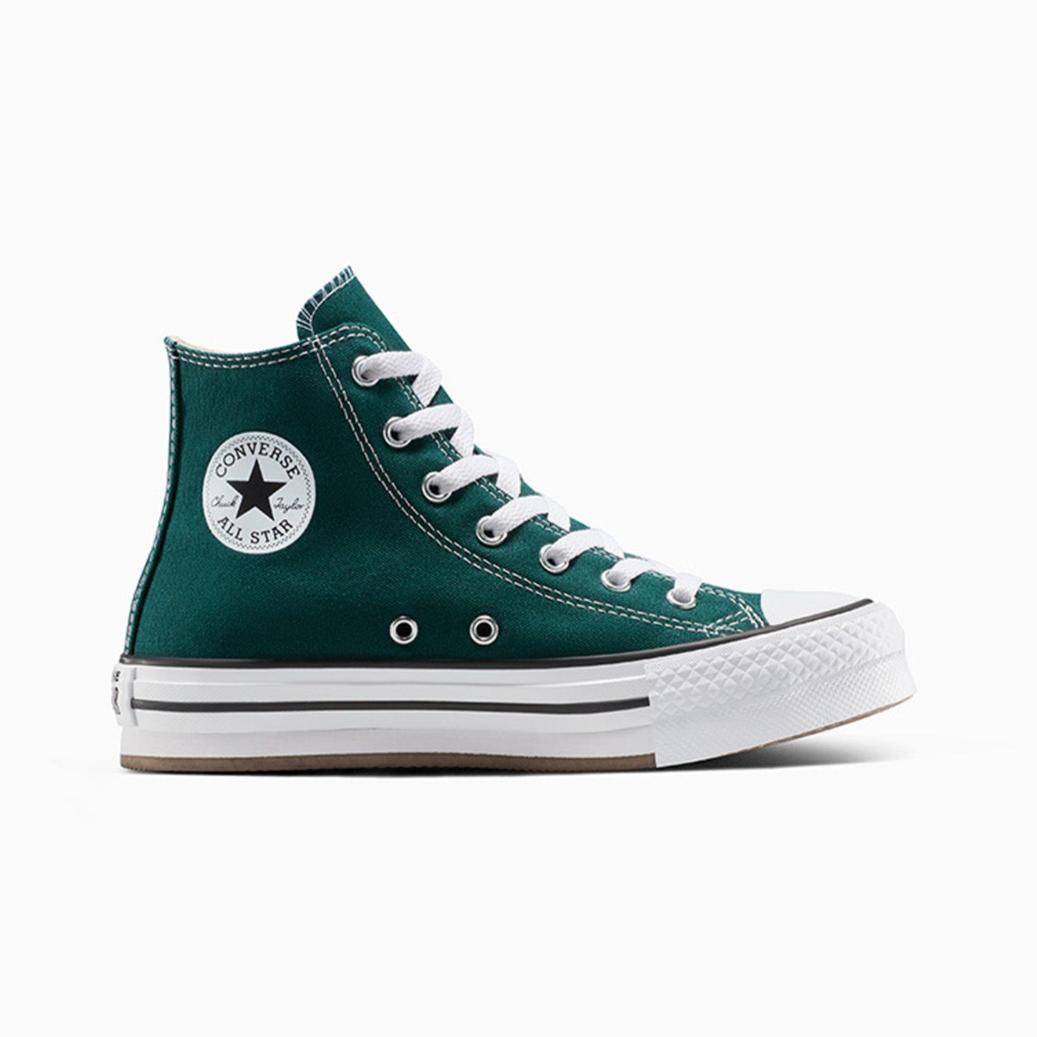 Zapatilla Converse Chuck Taylor All Star Eva Lift Mujer Verde-0