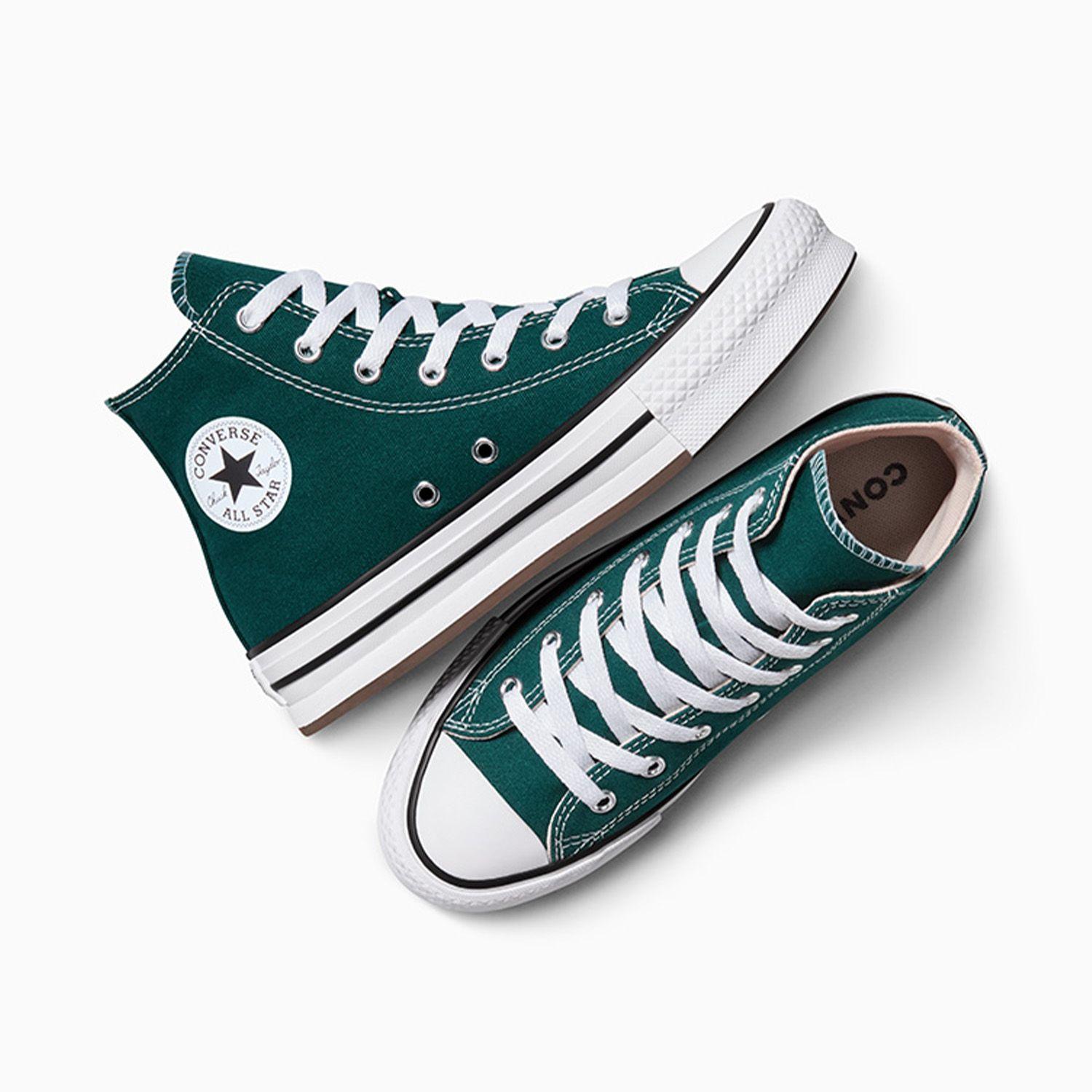 Zapatilla Converse Chuck Taylor All Star Eva Lift Mujer Verde-2