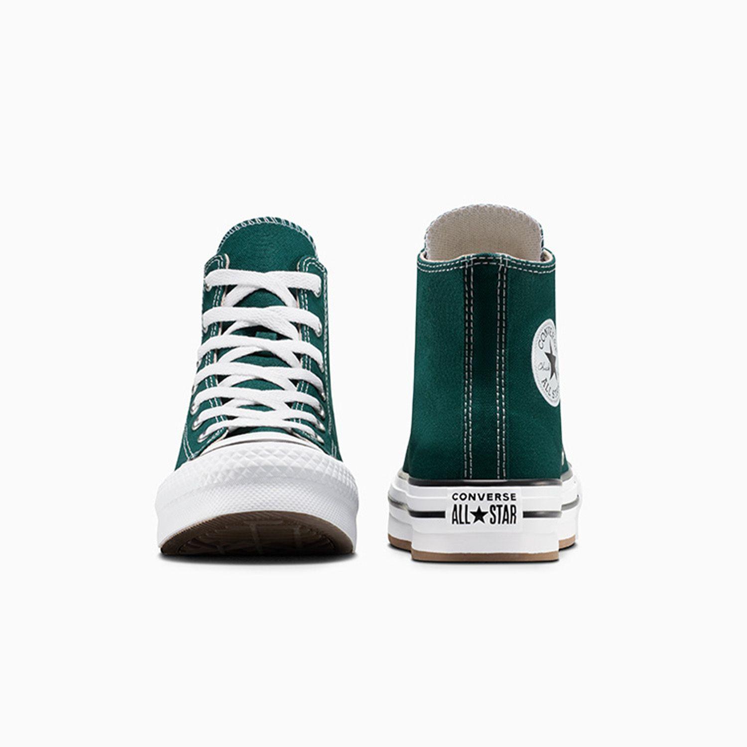 Zapatilla Converse Chuck Taylor All Star Eva Lift Mujer Verde-4