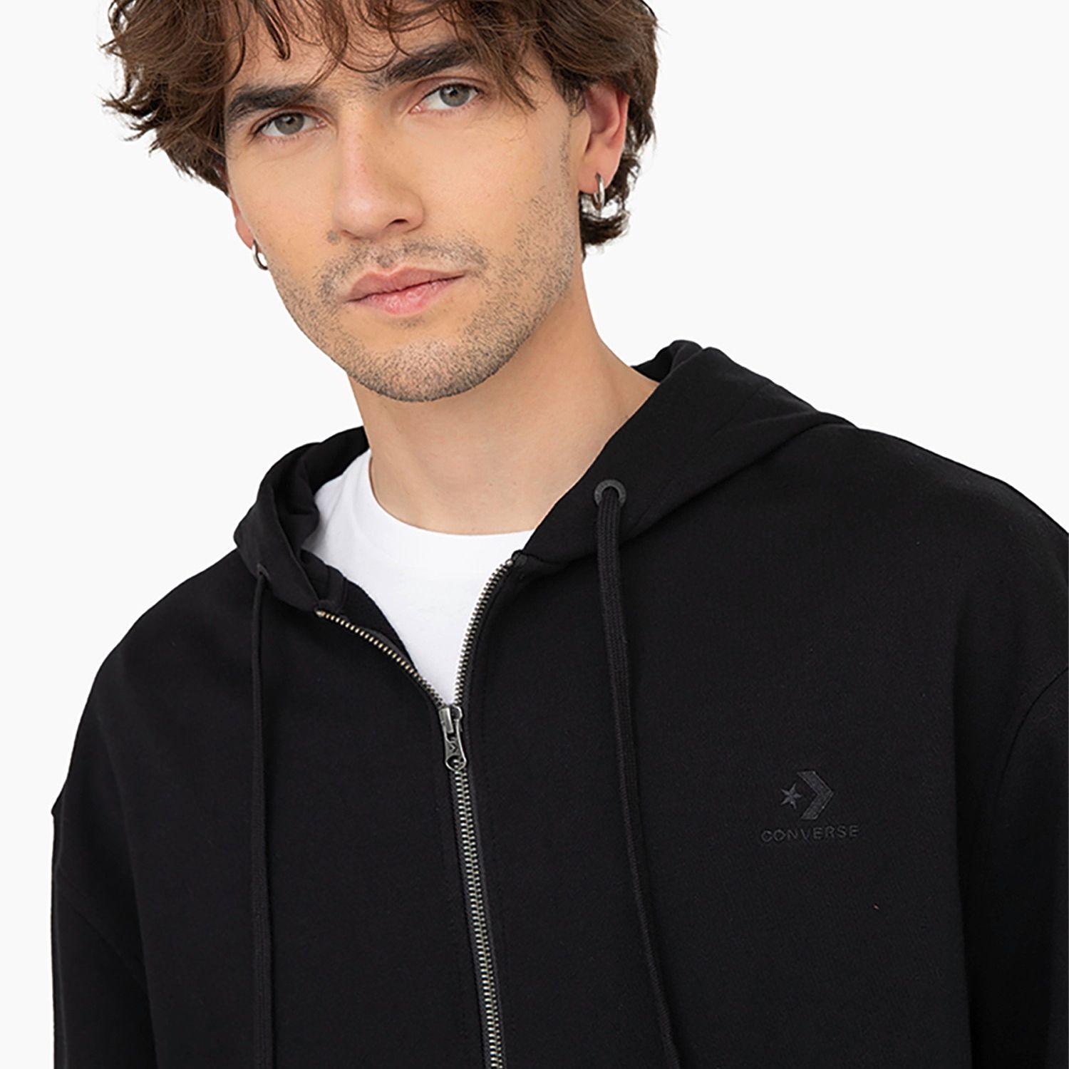 Polerón Converse Full Zipper Back To School Unisex Negro-3