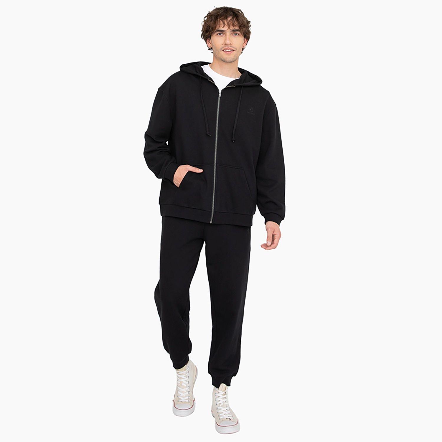 Polerón Converse Full Zipper Back To School Unisex Negro-5